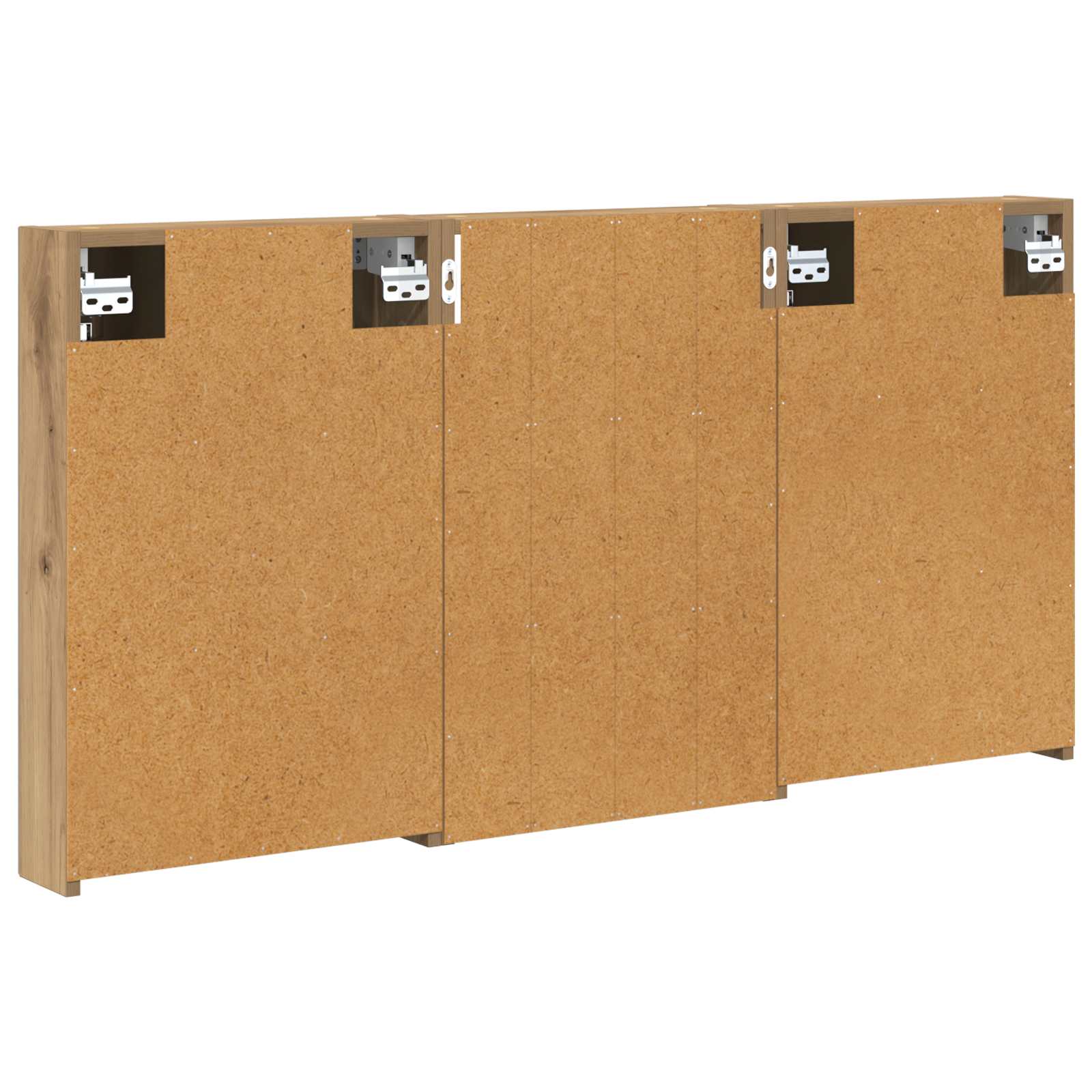 Set ormarića za kupaonicu s policom 3 pcs 120 x 10,5 x 60,5 cm