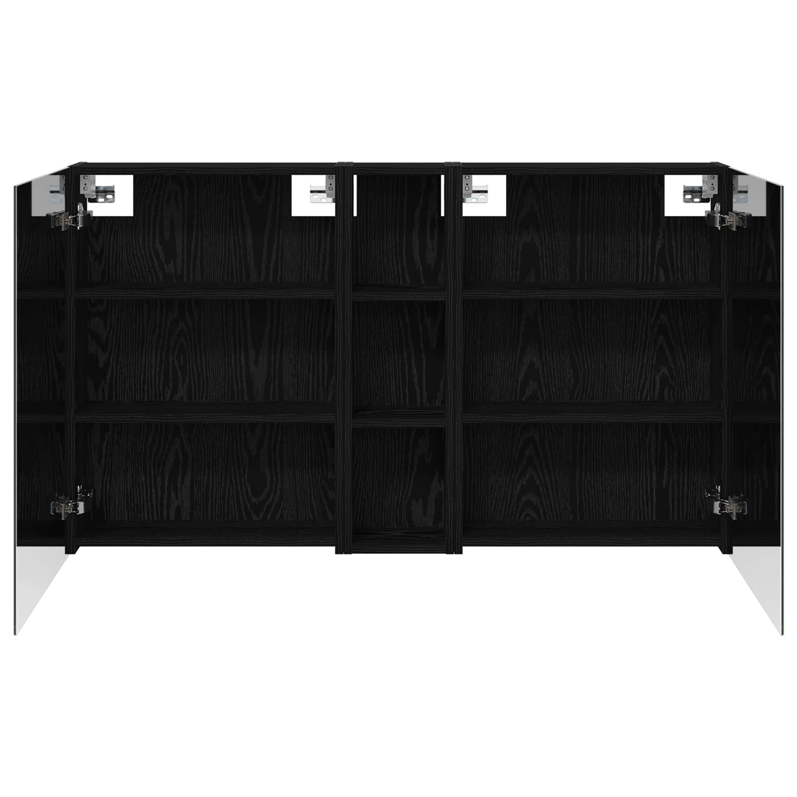 Set ormarića za kupaonicu s policom 3 pcs 120 x 14,5 x 70 cm