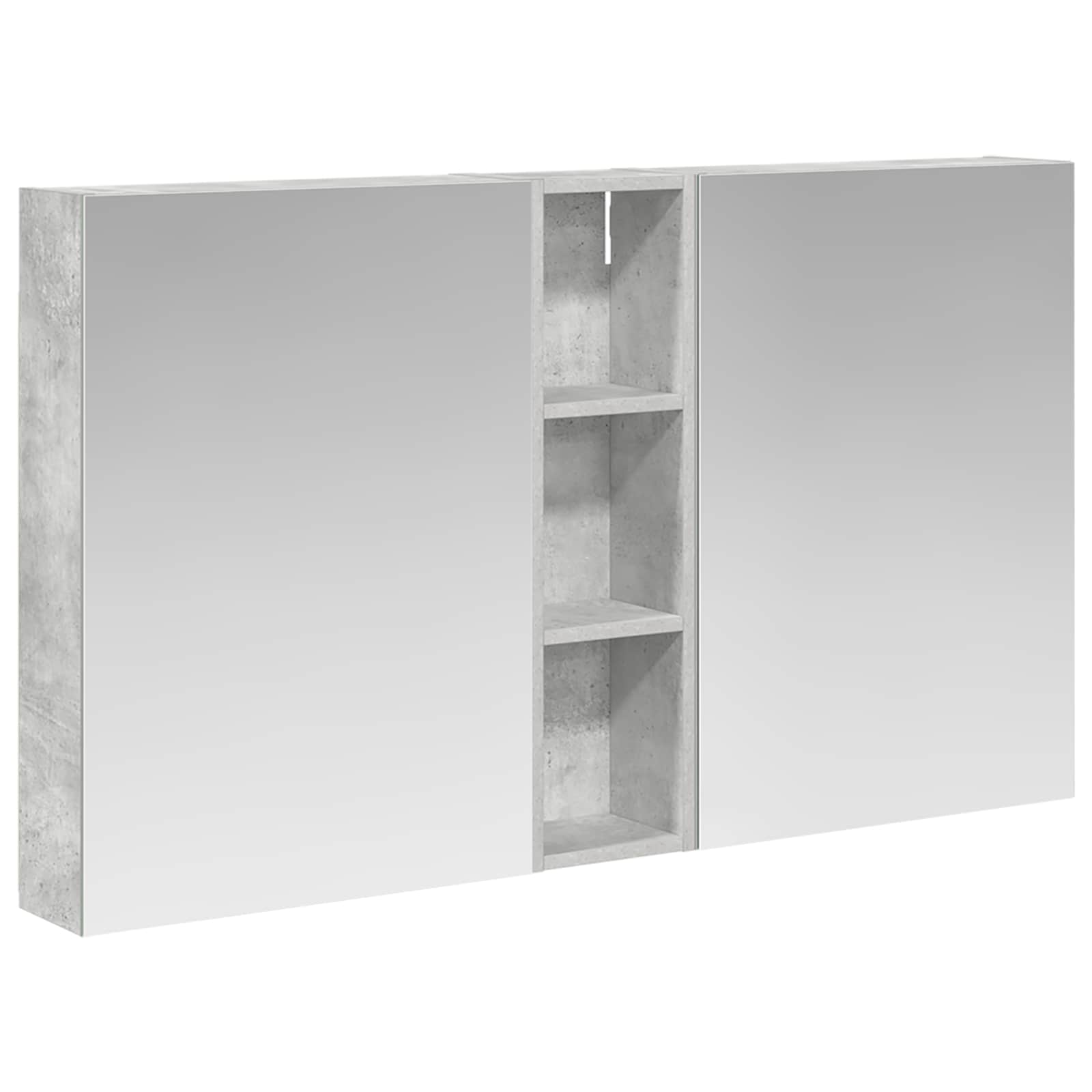 Set ormarića za kupaonicu s policom 3 pcs 120 x 14,5 x 70 cm