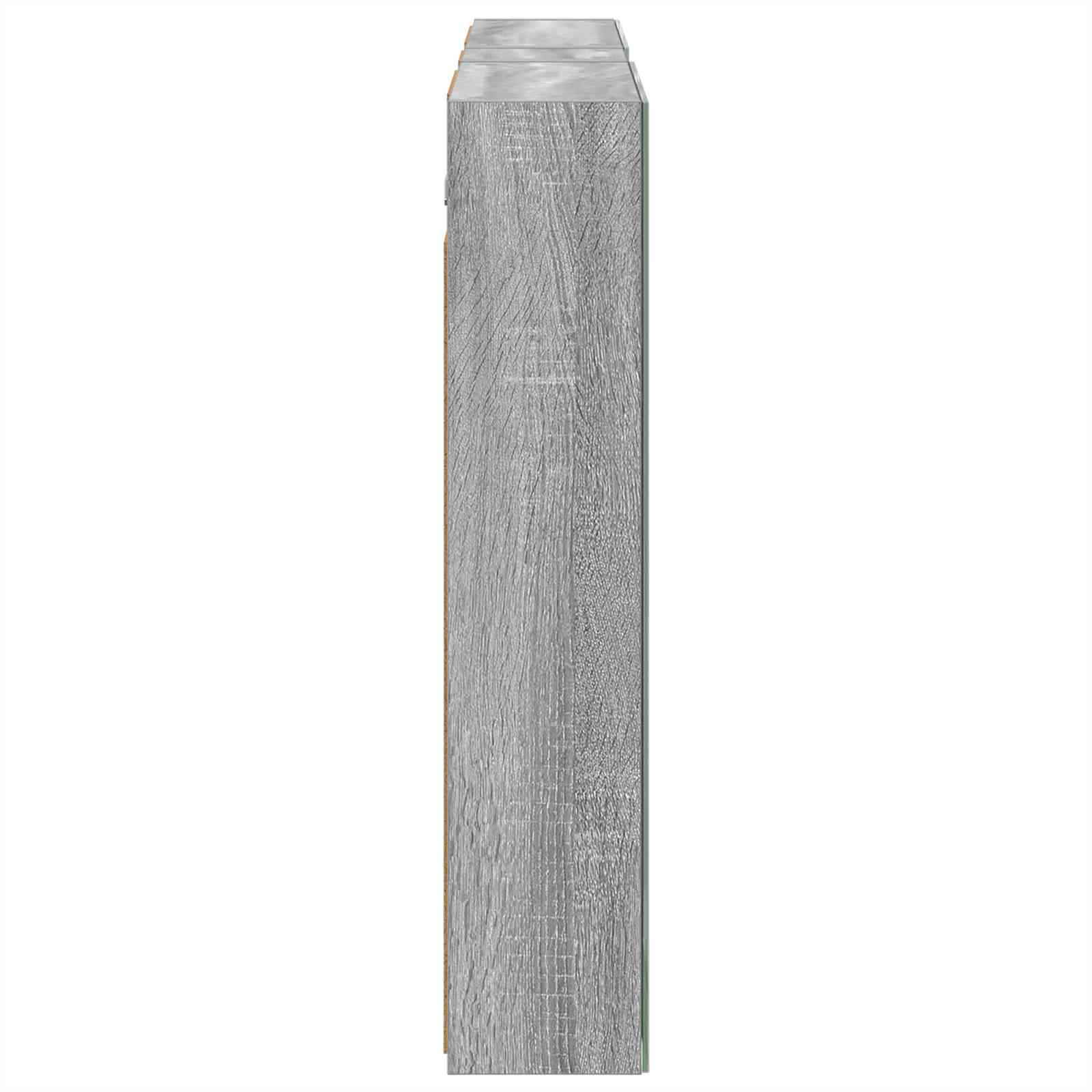 Set ormarića za kupaonicu s policom 3 pcs 120 x 14,5 x 70 cm