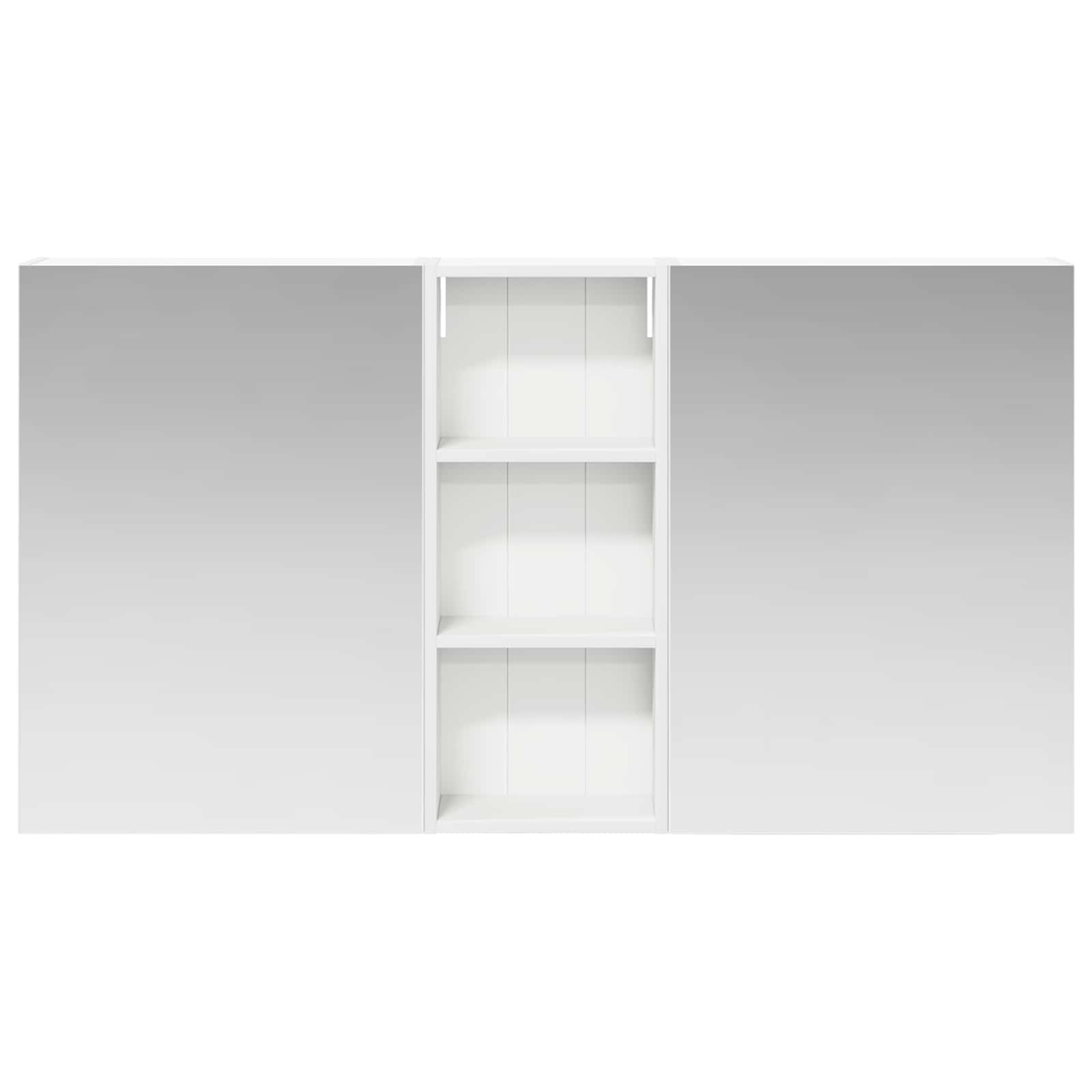 Set ormarića za kupaonicu s policom 3 pcs 130 x 14,5 x 70 cm