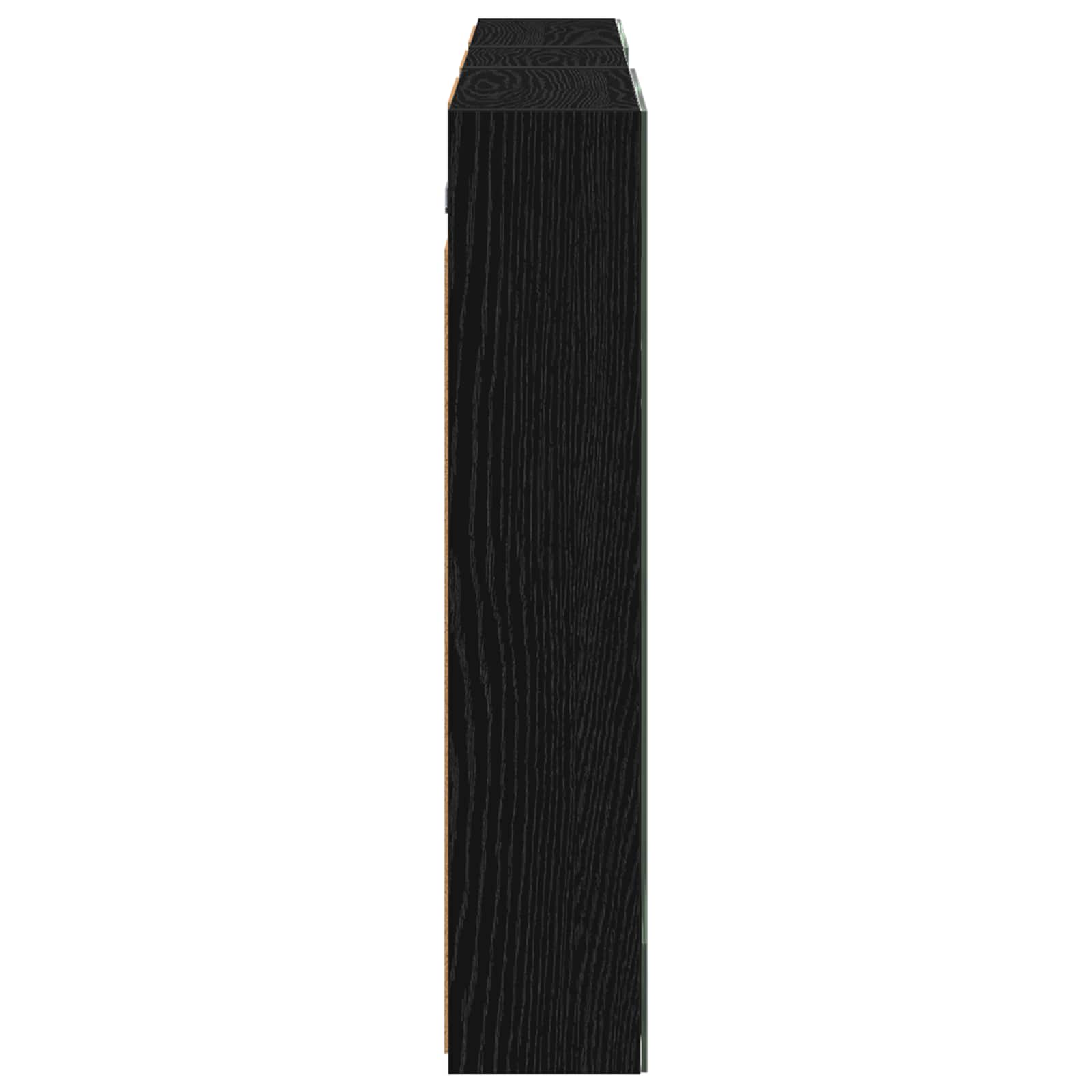 Set ormarića za kupaonicu s policom 3 pcs 130 x 14,5 x 70 cm