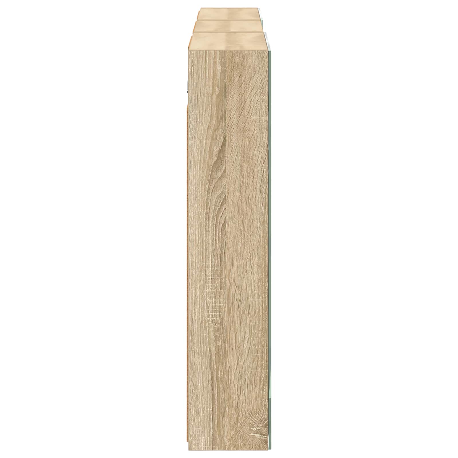 Set ormarića za kupaonicu s policom 3 pcs 140 x 14,5 x 70 cm