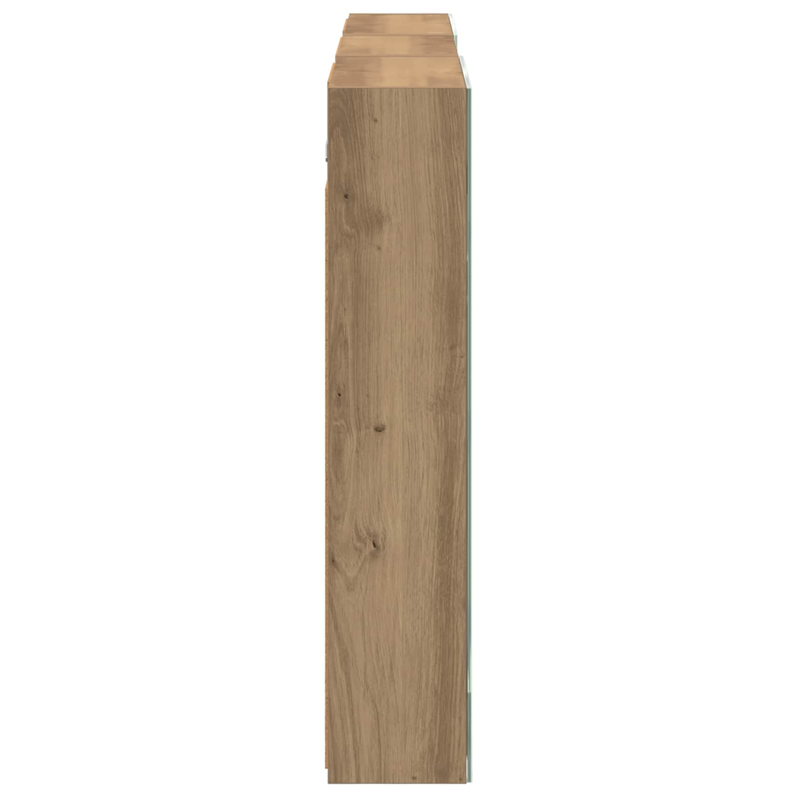 Set ormarića za kupaonicu s policom 3 pcs 140 x 14,5 x 70 cm