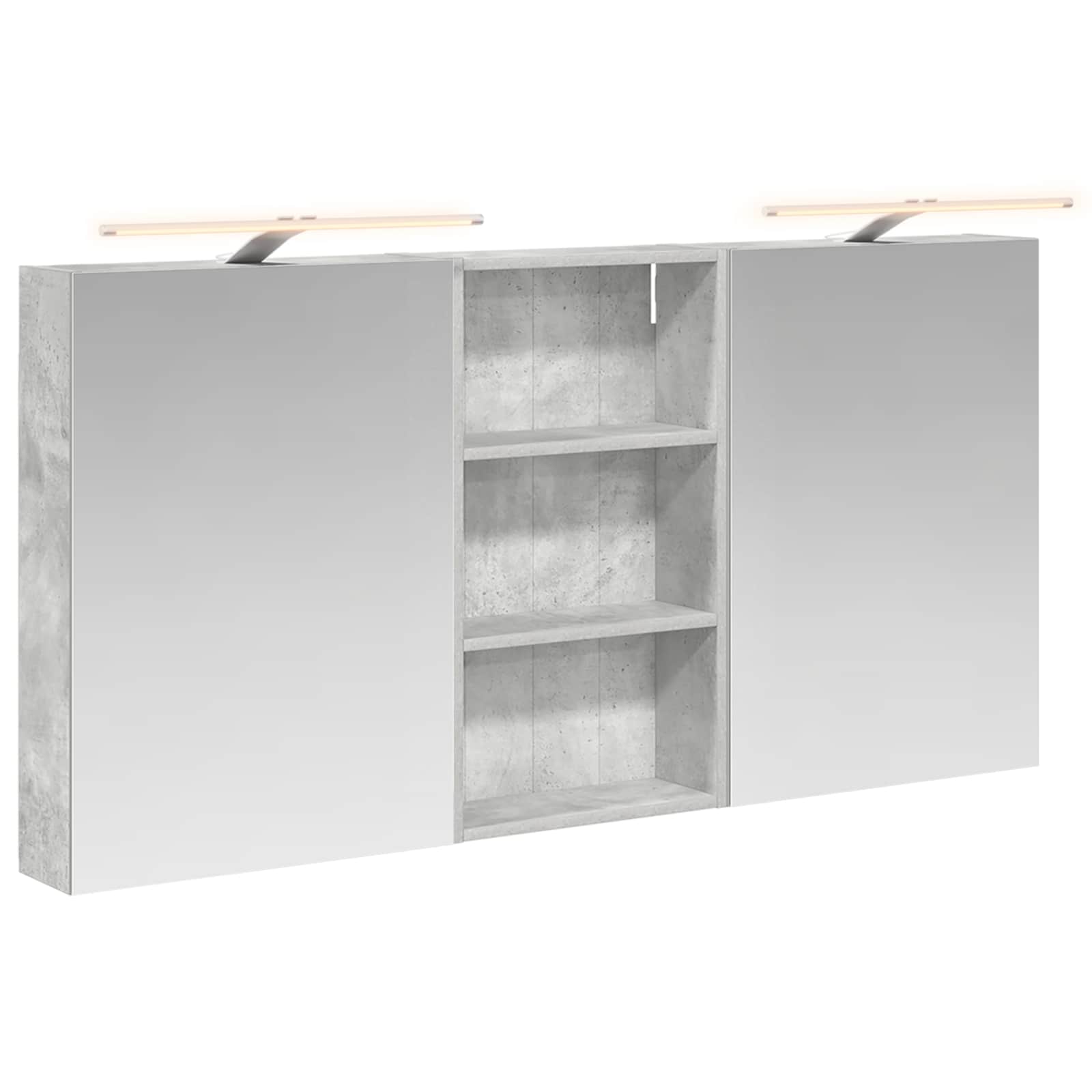 Set ormarića za kupaonicu s policom 3 pcs 140 x 14,5 x 70 cm