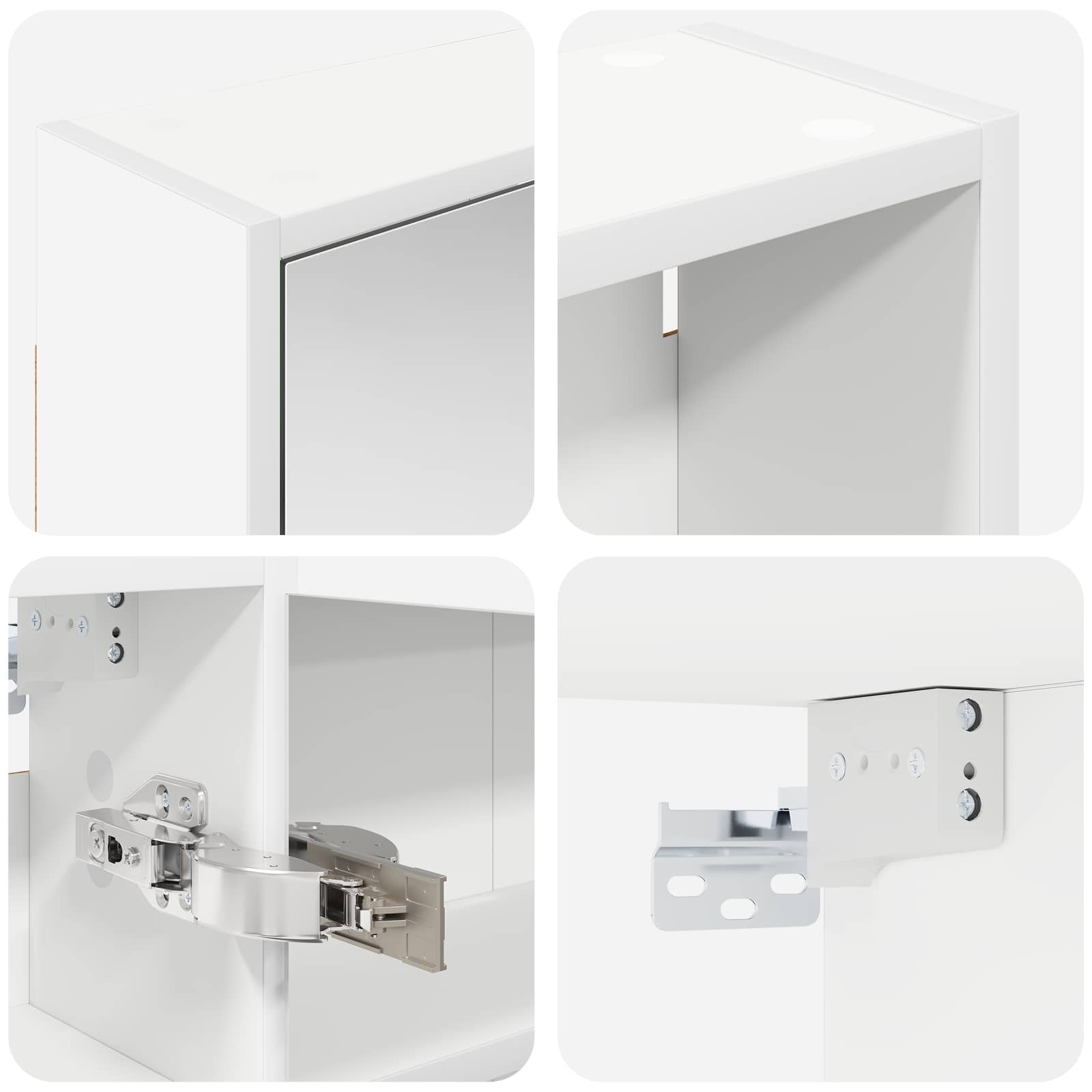 Set ormarića za kupaonicu 3 pcs 106 x 16 x 62,5 cm
