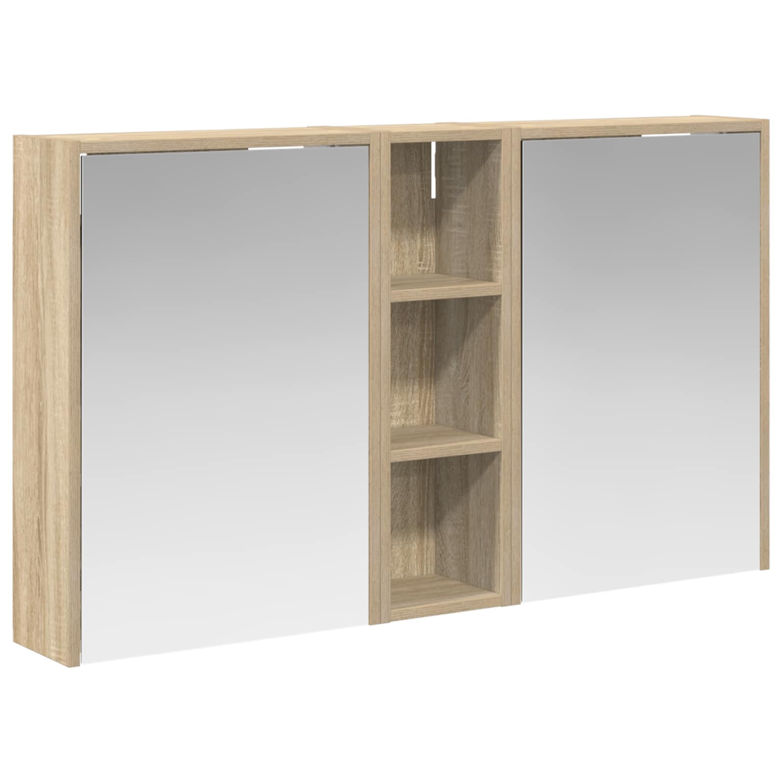 Set ormarića za kupaonicu 3 pcs 106 x 16 x 62,5 cm
