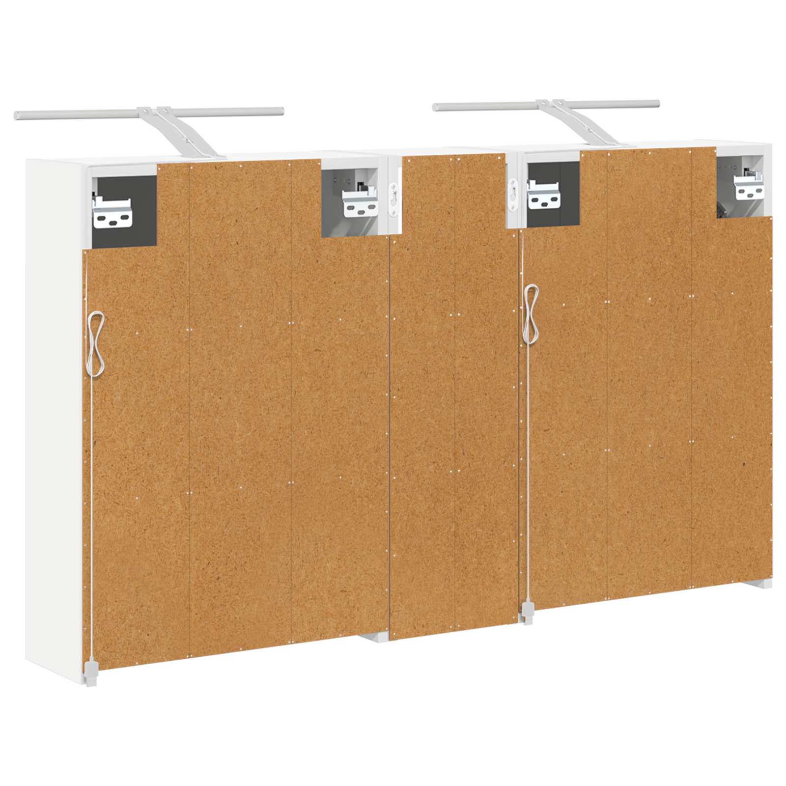 Set ormarića za kupaonicu 3 pcs 106 x 16 x 62,5 cm