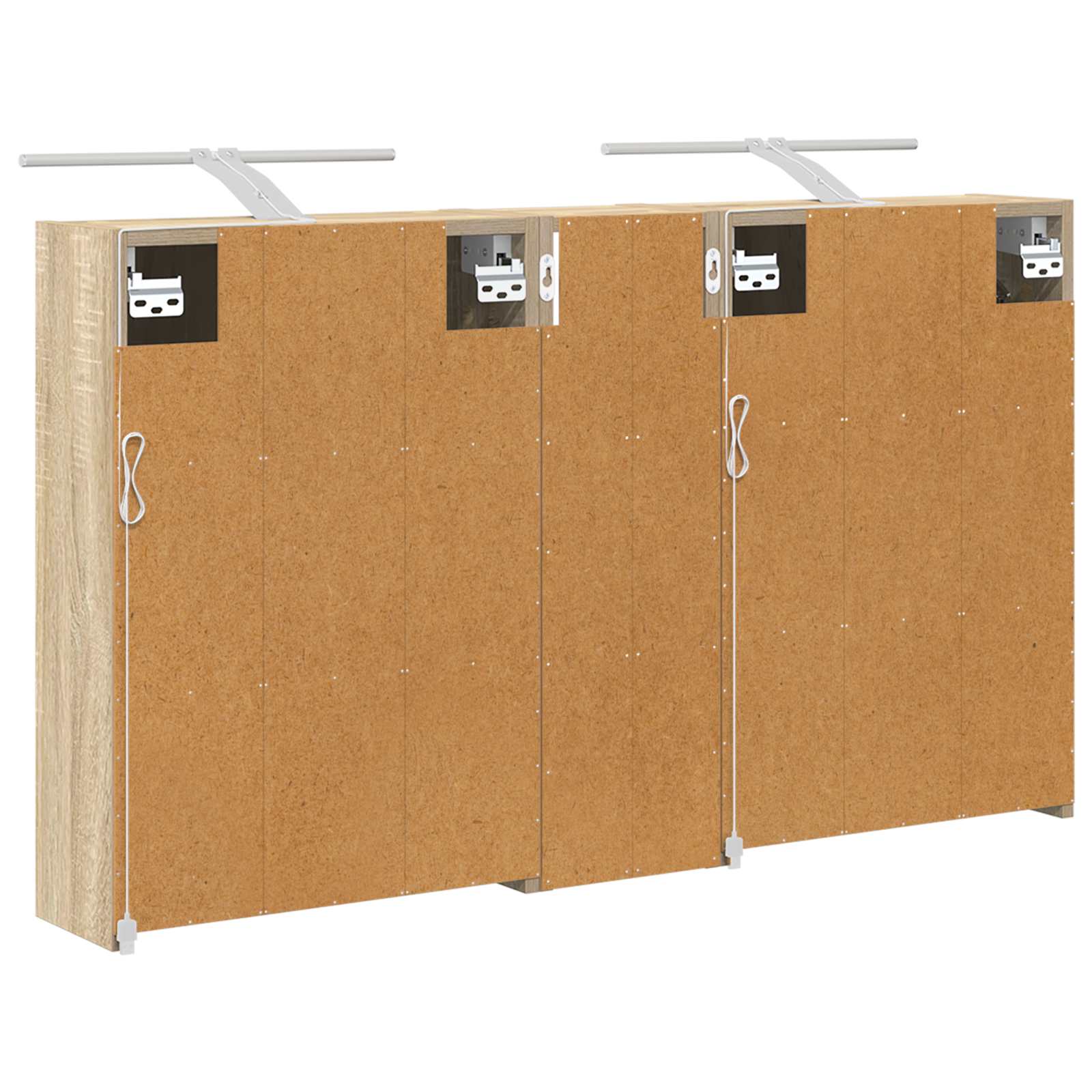 Set ormarića za kupaonicu 3 pcs 106 x 16 x 62,5 cm