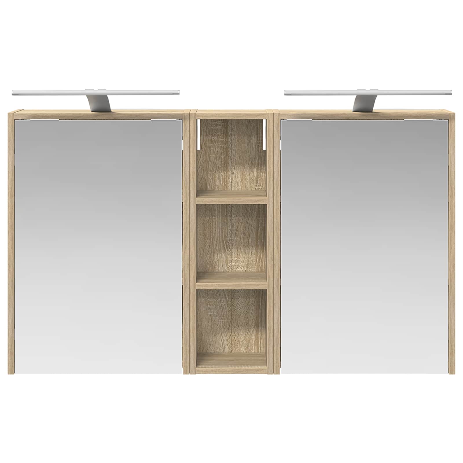 Set ormarića za kupaonicu 3 pcs 106 x 16 x 62,5 cm