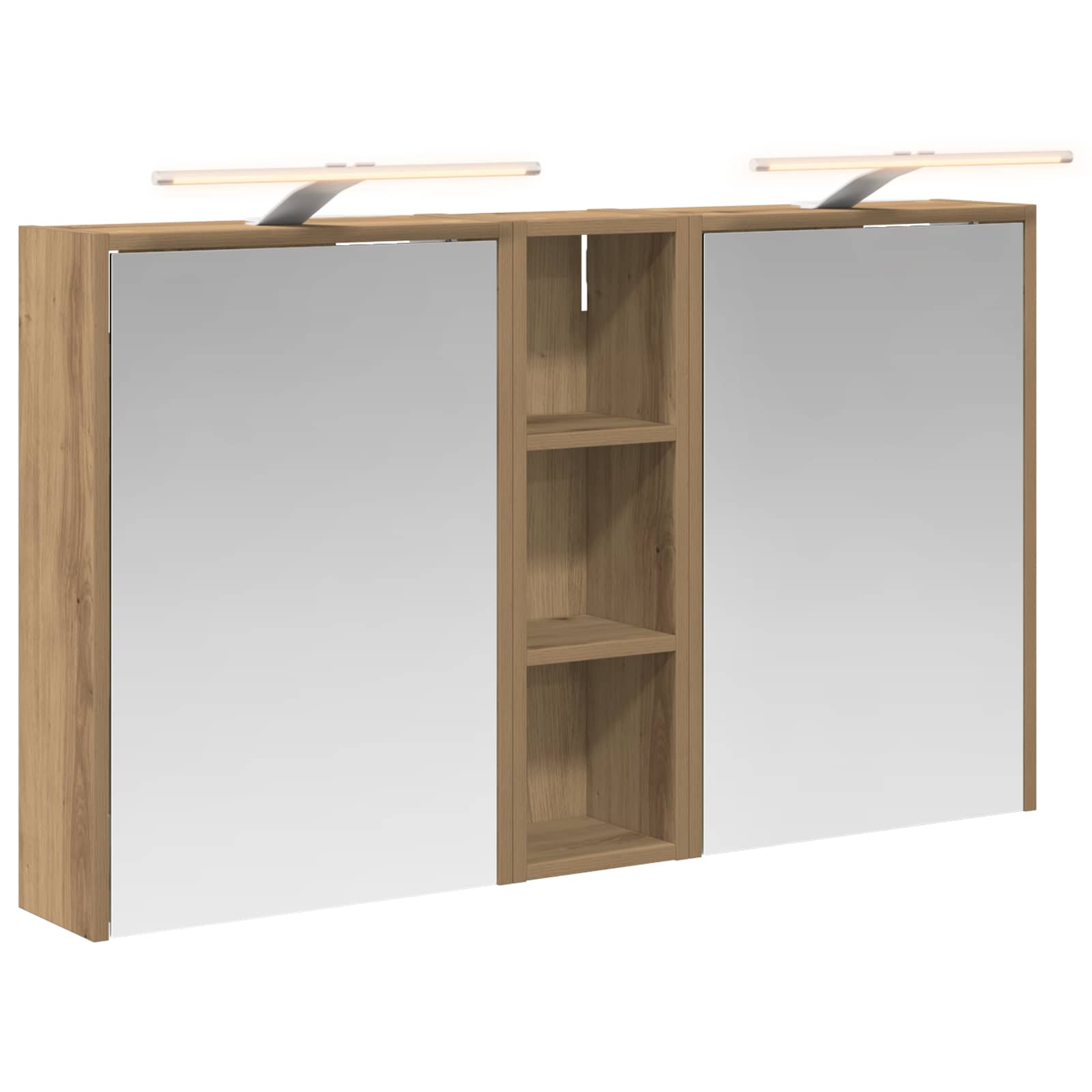Set ormarića za kupaonicu 3 pcs 106 x 16 x 62,5 cm