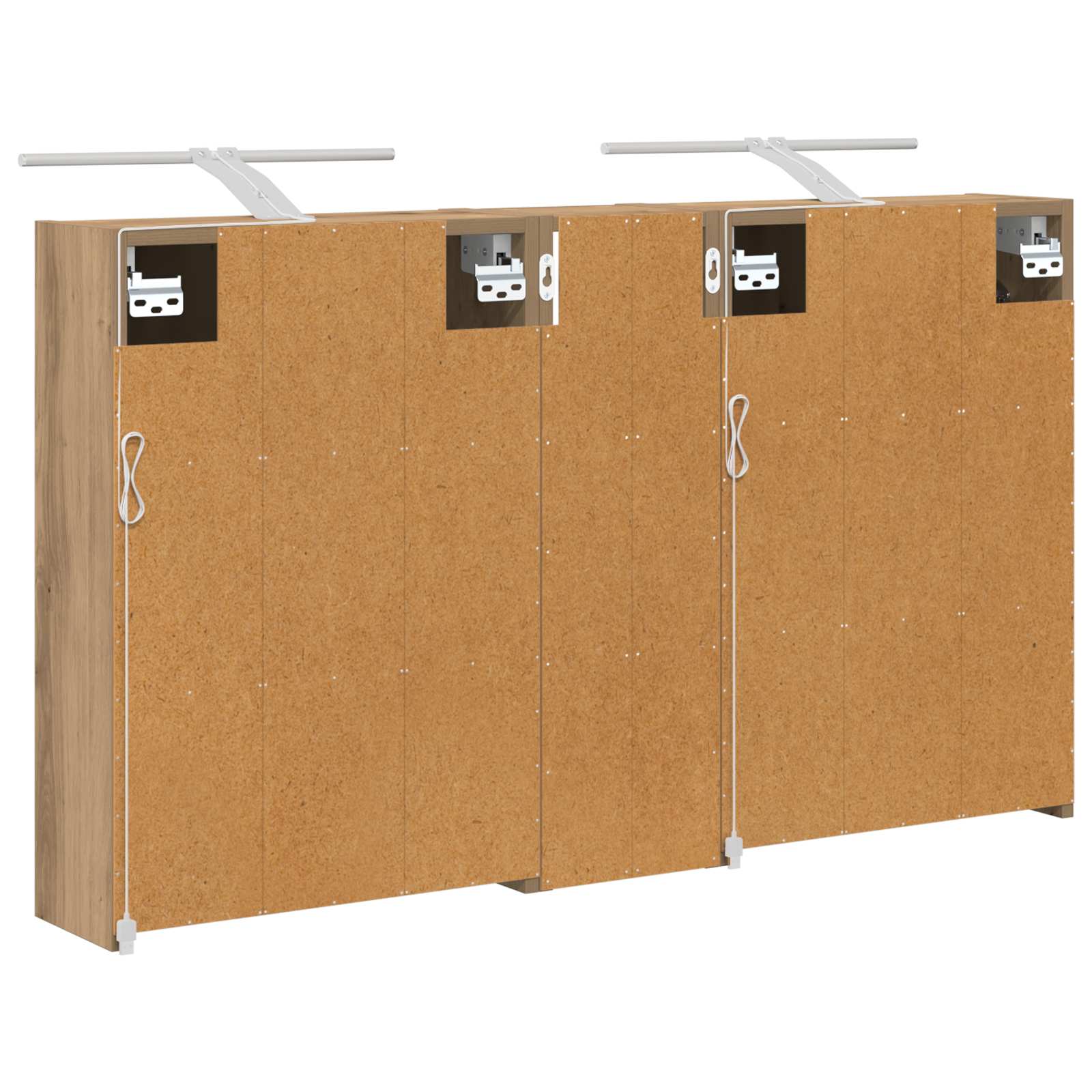 Set ormarića za kupaonicu 3 pcs 106 x 16 x 62,5 cm