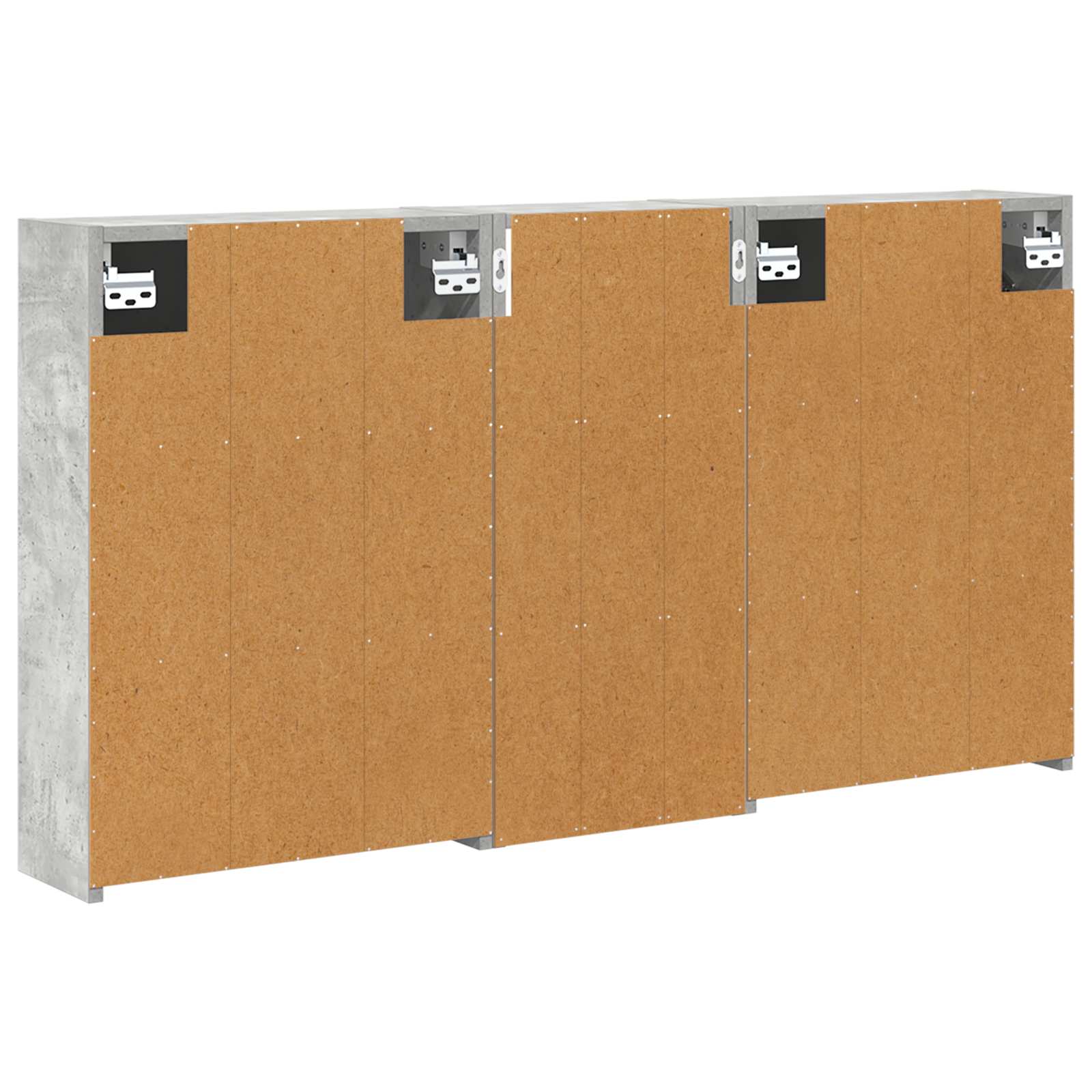 Set ormarića za kupaonicu 3 pcs 116 x 16 x 62,5 cm