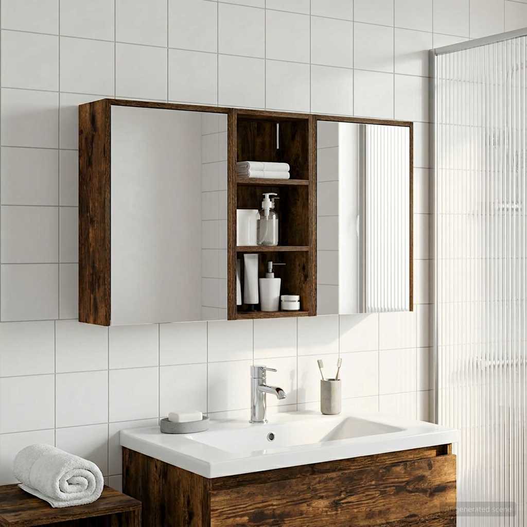 Set ormarića za kupaonicu 3 pcs 116 x 16 x 62,5 cm