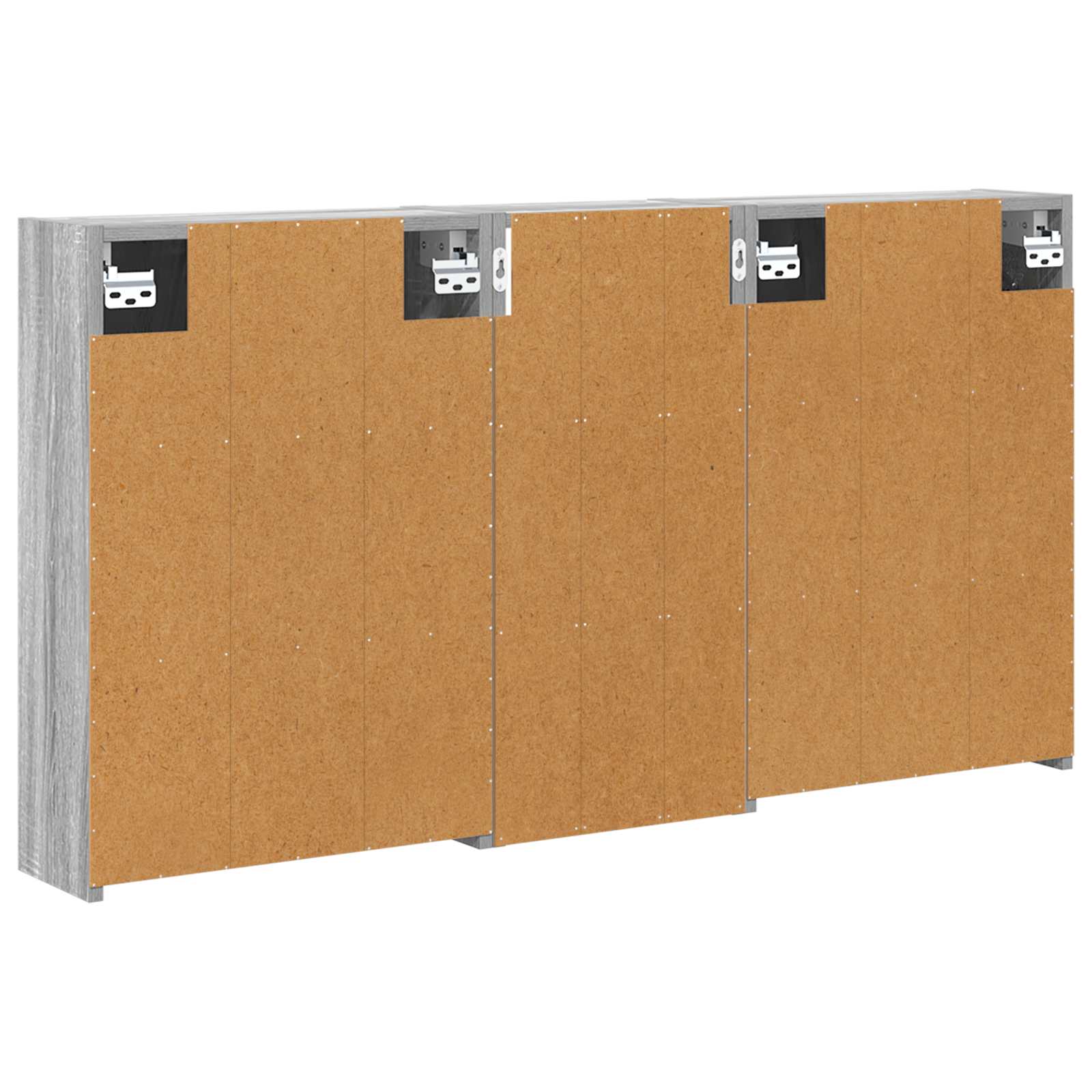 Set ormarića za kupaonicu 3 pcs 116 x 16 x 62,5 cm
