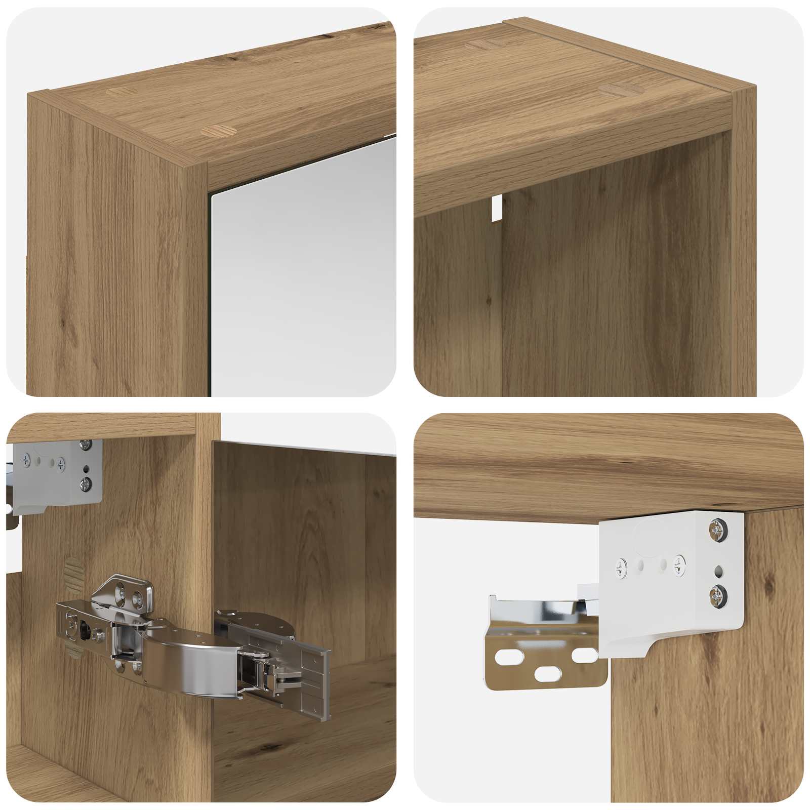 Set ormarića za kupaonicu 3 pcs 116 x 16 x 62,5 cm