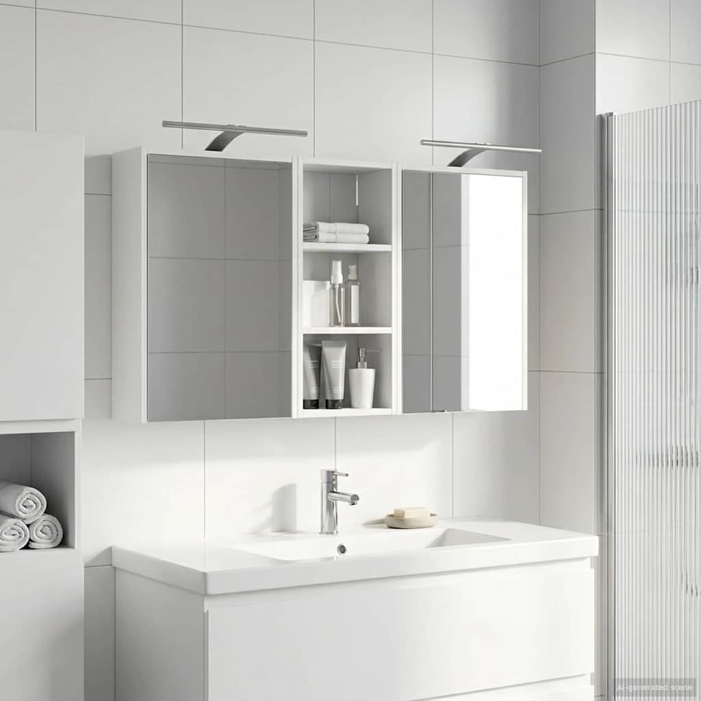 Set ormarića za kupaonicu 3 pcs 116 x 16 x 62,5 cm