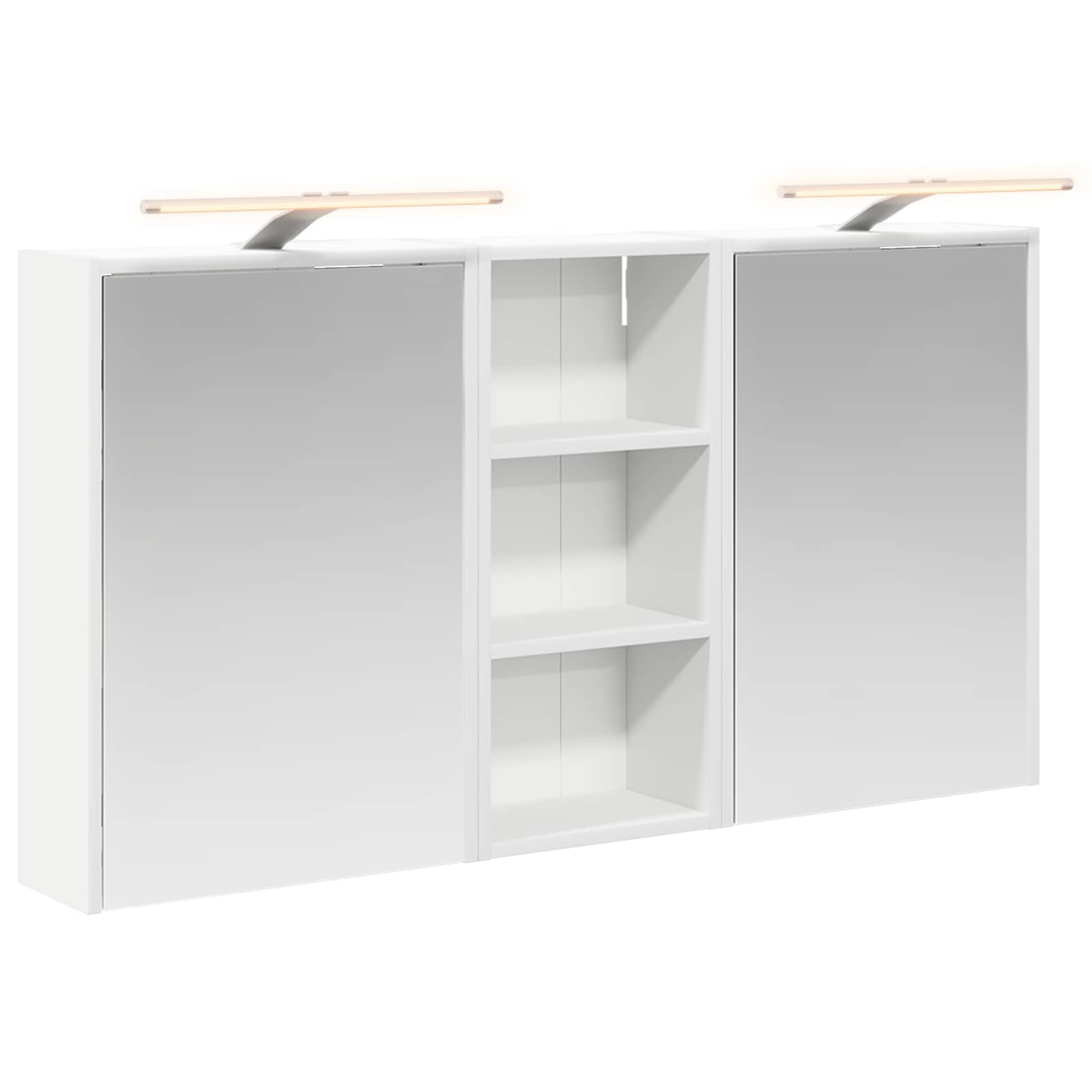 Set ormarića za kupaonicu 3 pcs 116 x 16 x 62,5 cm