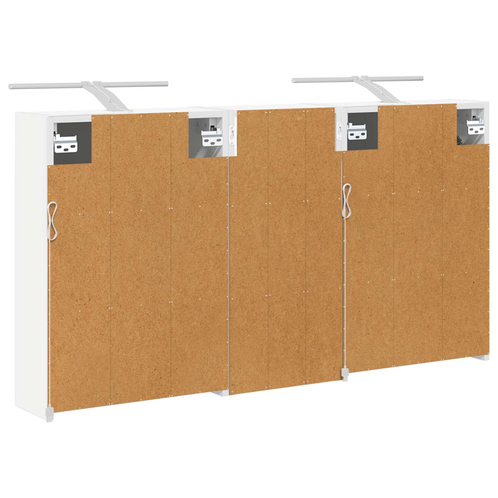 Set ormarića za kupaonicu 3 pcs 116 x 16 x 62,5 cm