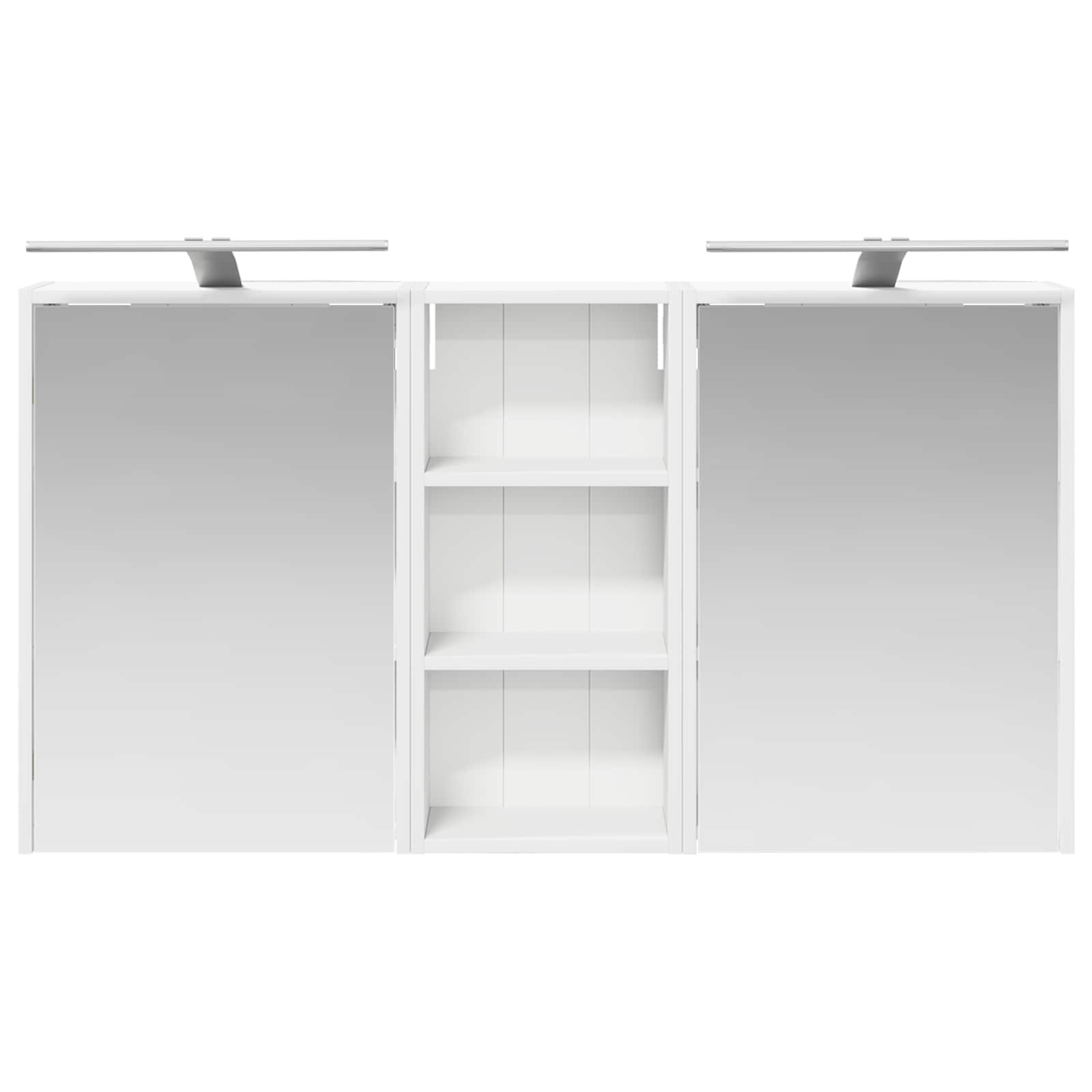 Set ormarića za kupaonicu 3 pcs 116 x 16 x 62,5 cm