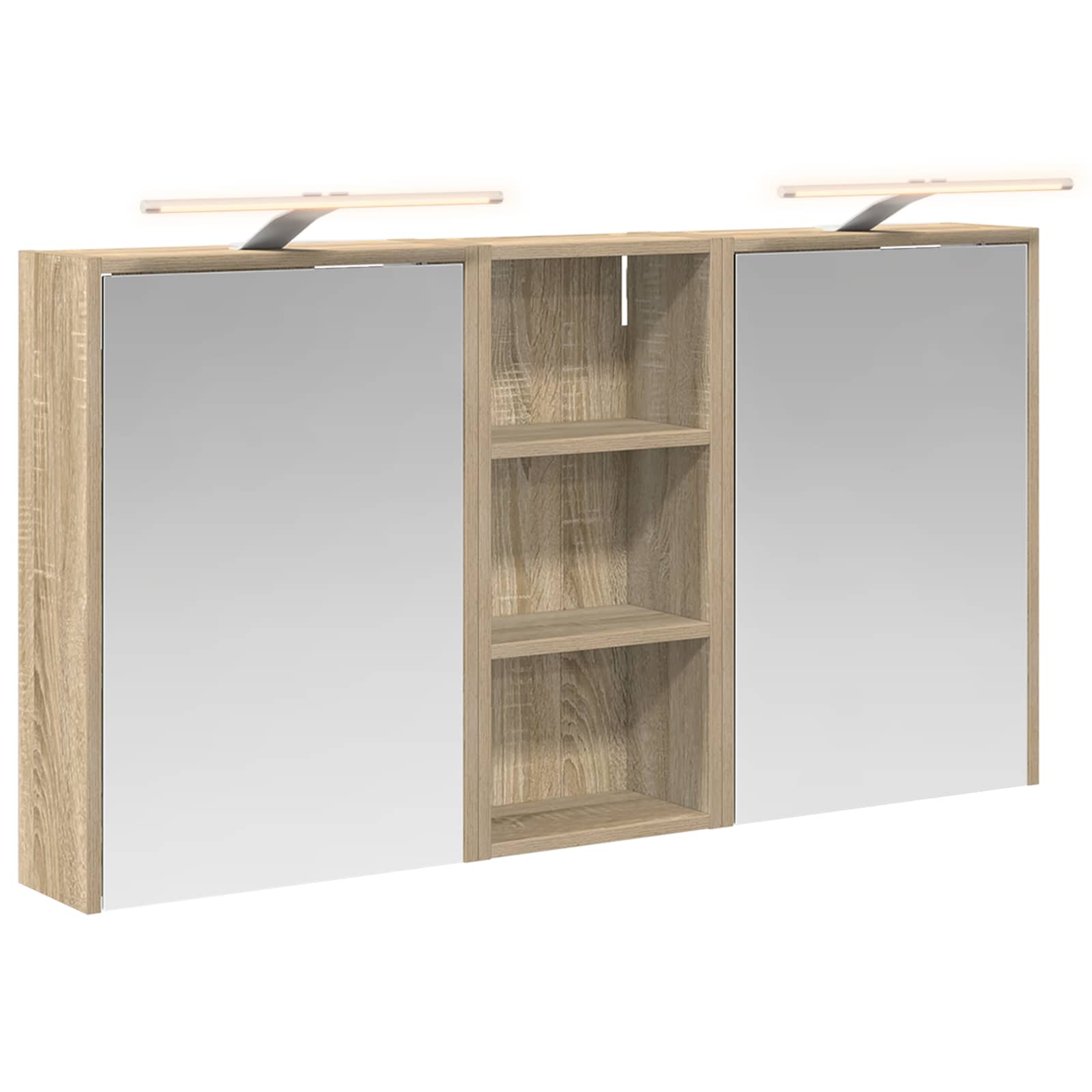 Set ormarića za kupaonicu 3 pcs 116 x 16 x 62,5 cm