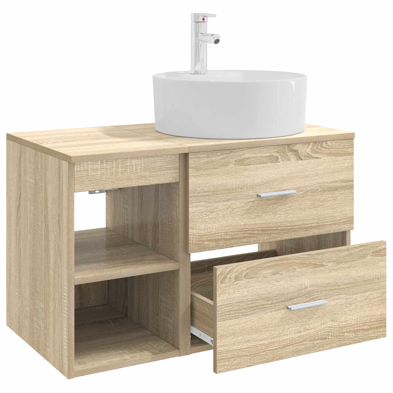Set namještaja za kupaonicu 2 pcs Hrast sonoma