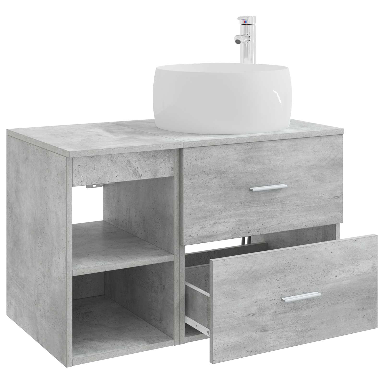 Set namještaja za kupaonicu 2 pcs Betonska siva