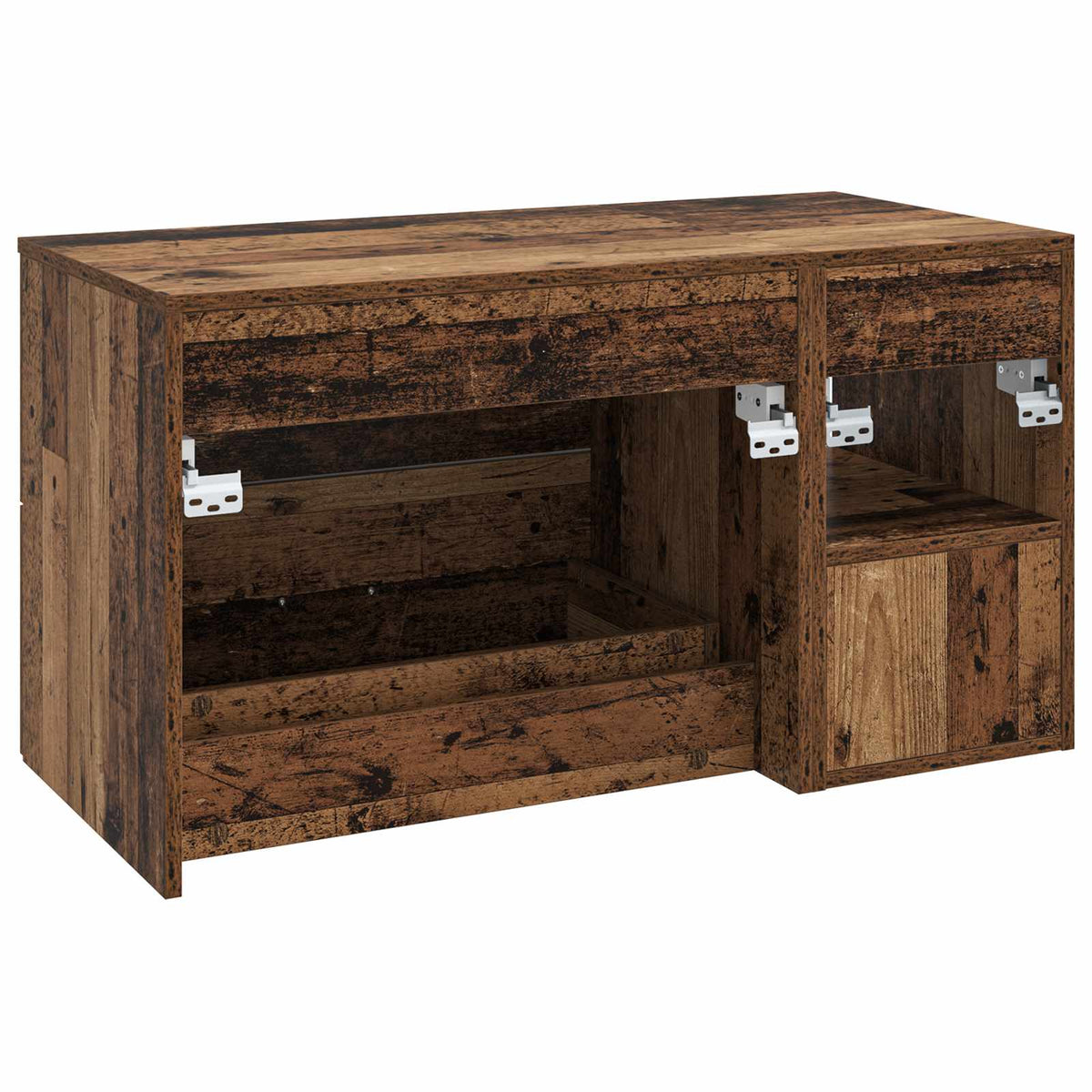 Set namještaja za kupaonicu 2 kom. Staro drvo Konstruirano drvo Smeđa 62,5 x 44,5 x 50 cm