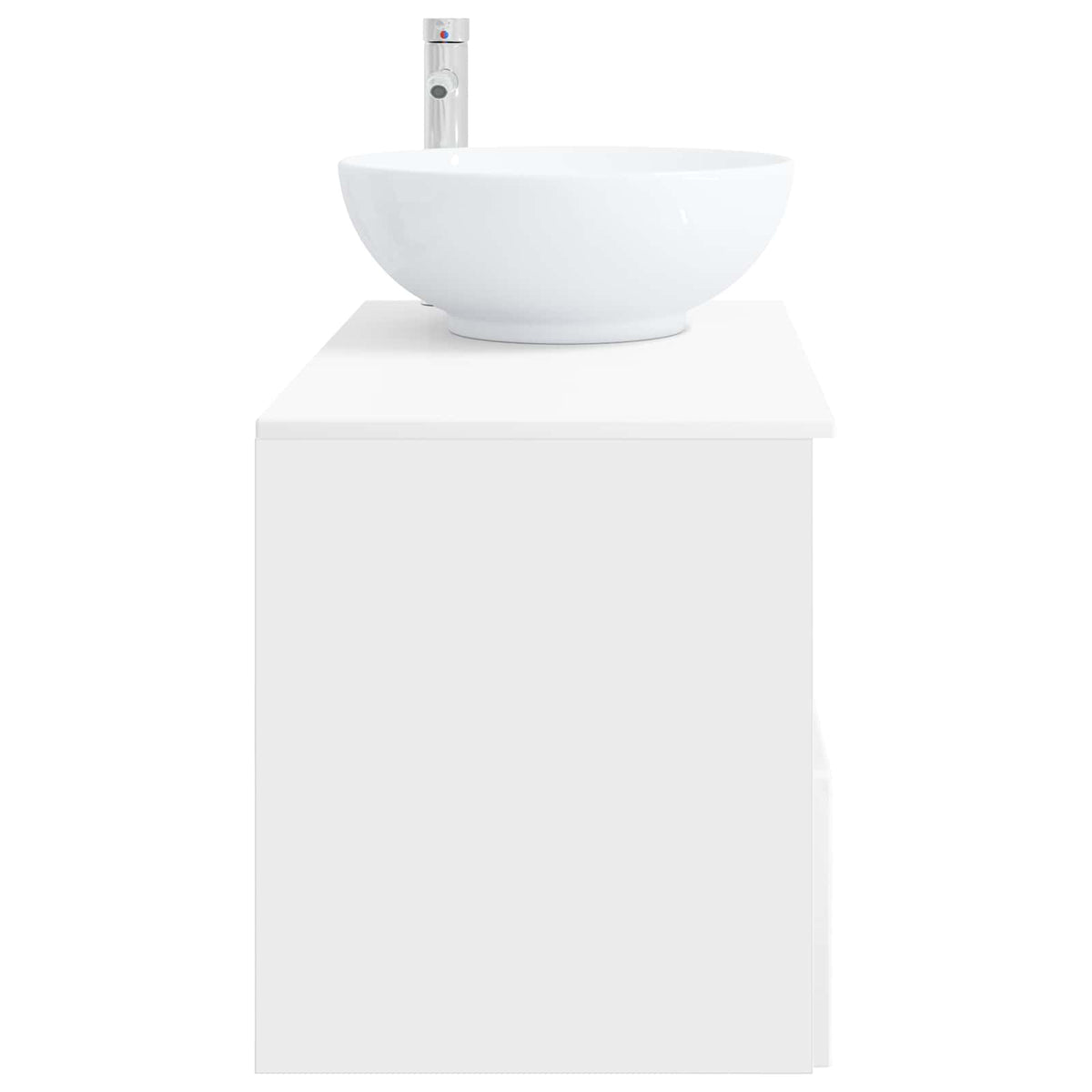 Set namještaja za kupaonicu 2 kom. Bijela visokog sjaja 49,5 x 44,5 x 80 cm