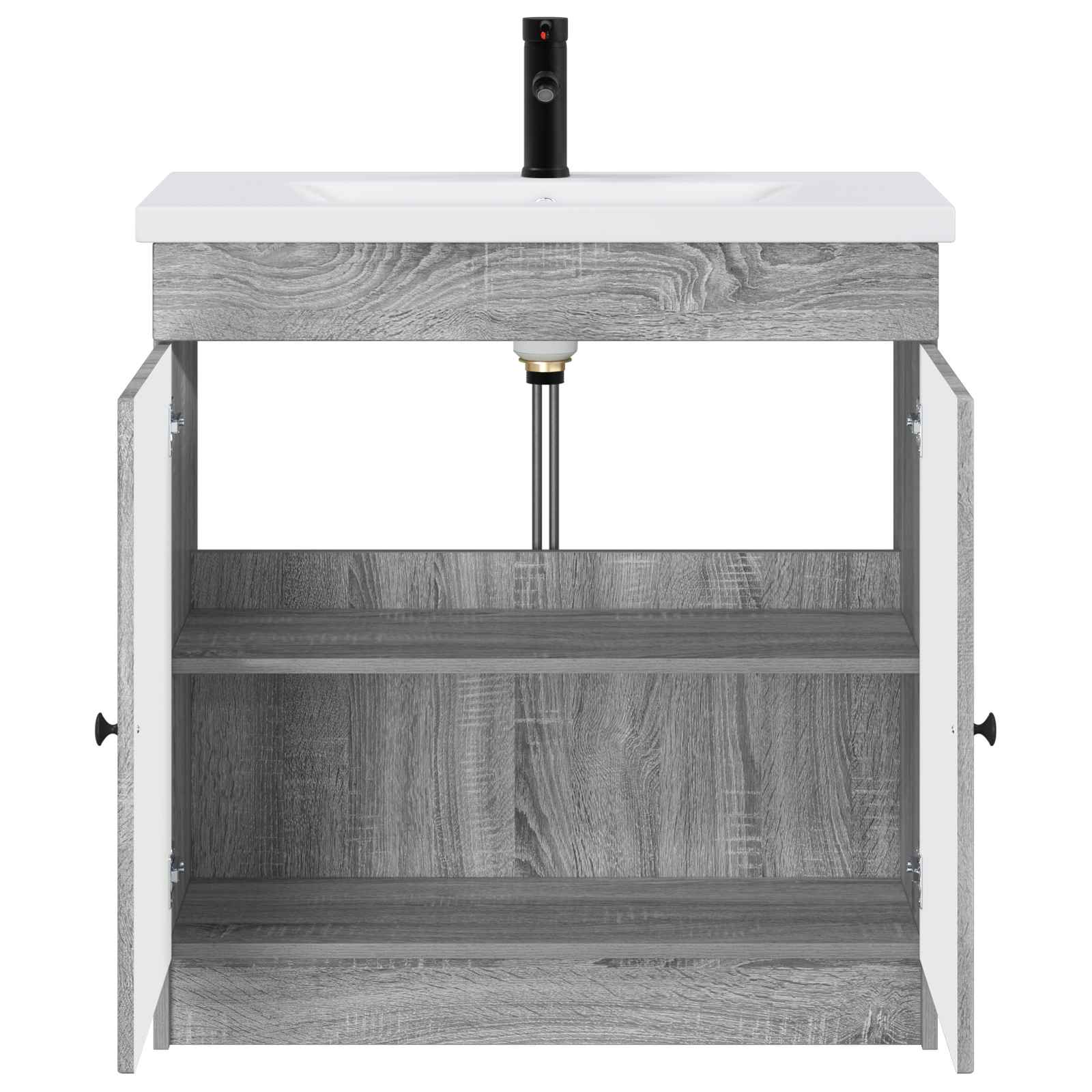 Set namještaja za kupaonicu Siva Sonoma 78,5 x 37,5 x 81 cm