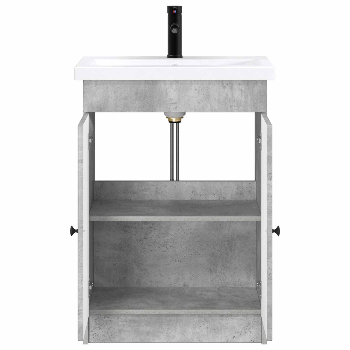 Set namještaja za kupaonicu Betonska siva 78,5 x 37,5 x 81 cm