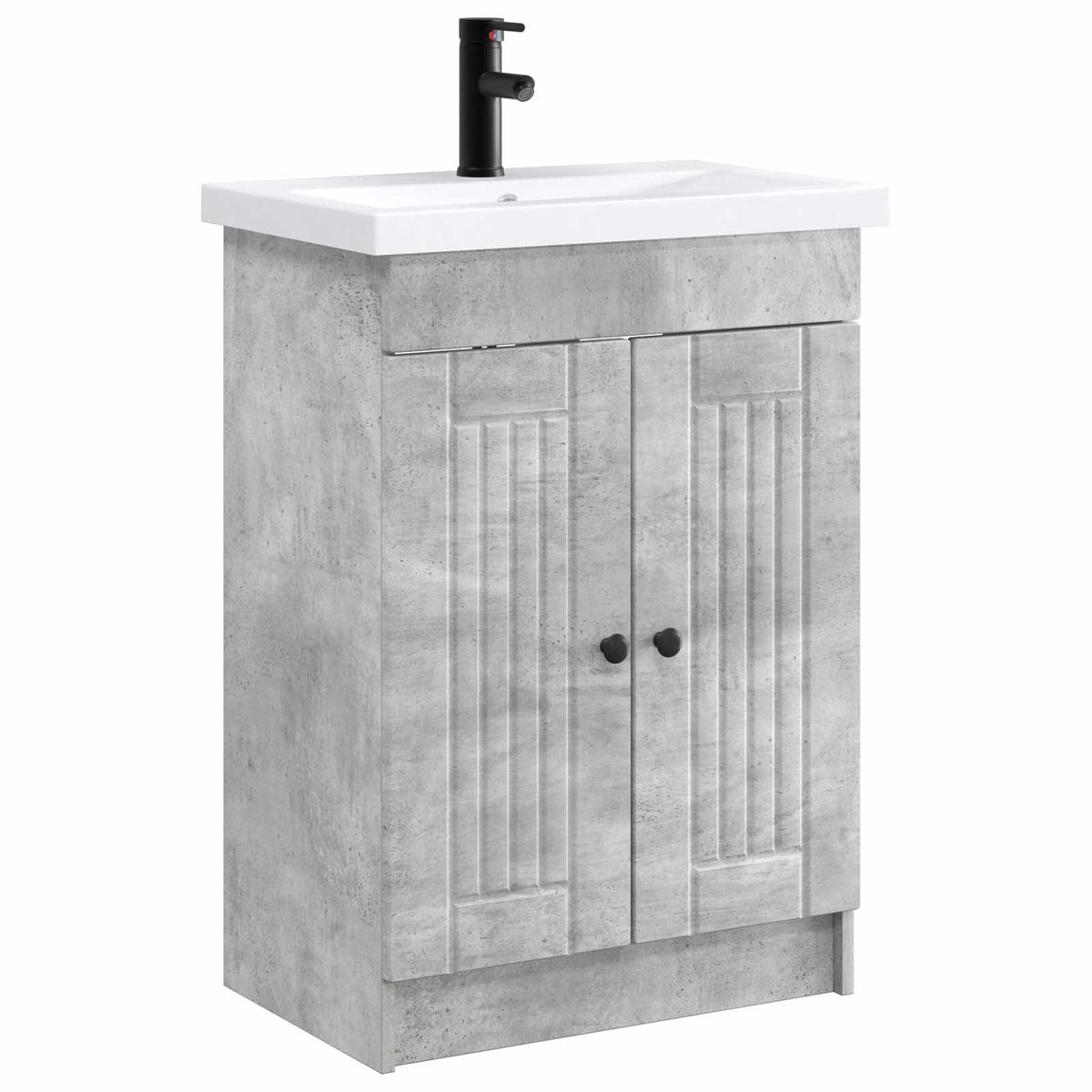 Set namještaja za kupaonicu Betonska siva 78,5 x 37,5 x 81 cm