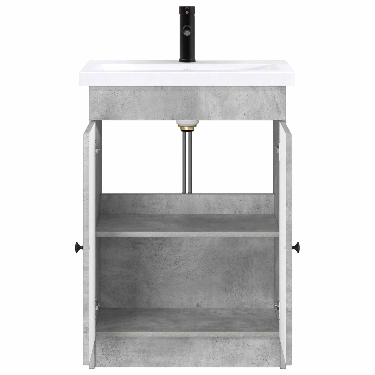 Set namještaja za kupaonicu Betonska siva 78,5 x 37,5 x 81 cm