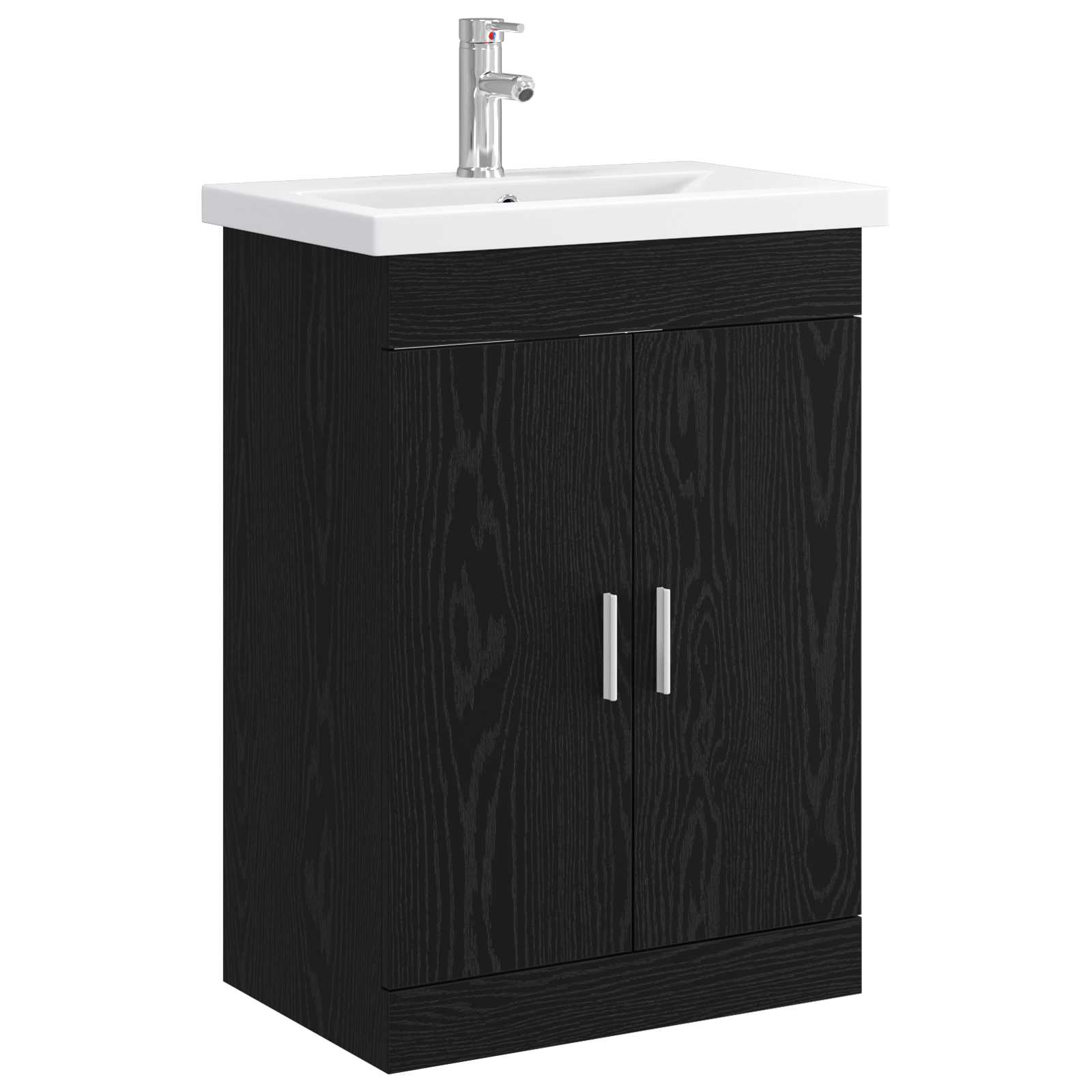 Set namještaja za kupaonicu Crni hrast 61 x 40 x 84,5 cm