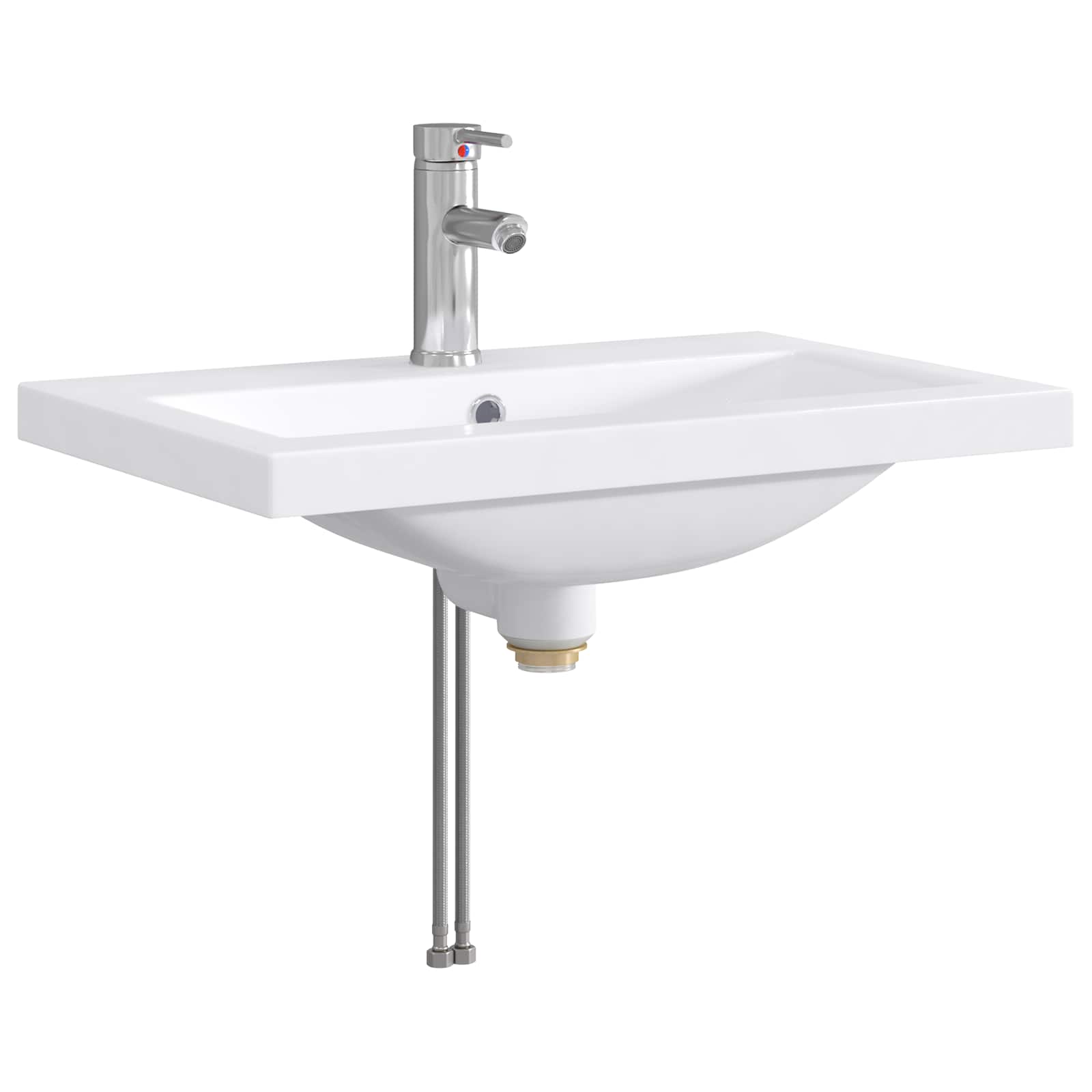 Set namještaja za kupaonicu Crni hrast 61 x 40 x 84,5 cm