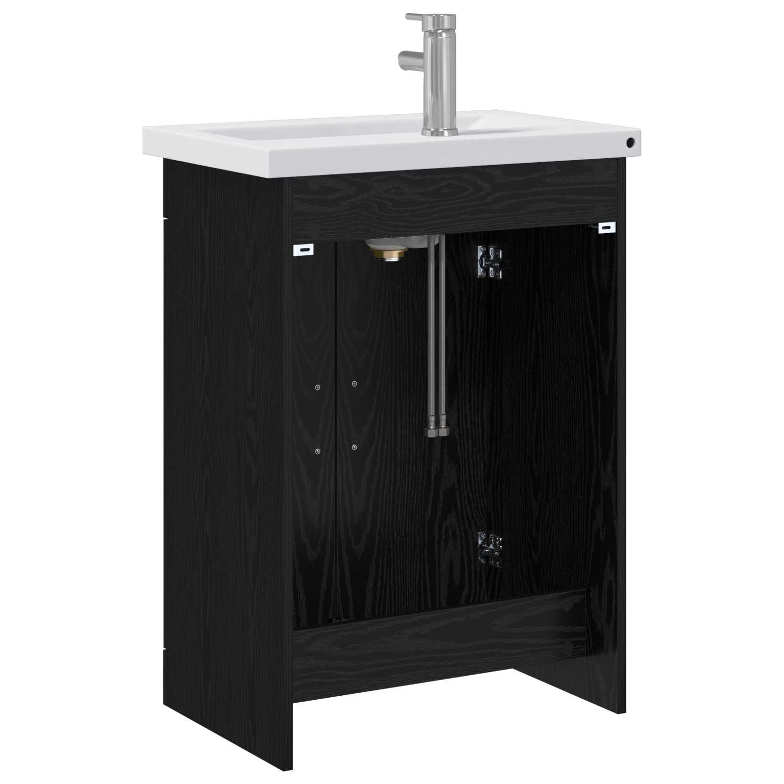 Set namještaja za kupaonicu Crni hrast 61 x 40 x 84,5 cm