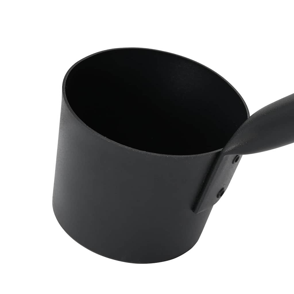 Set pribora za saunu 2 pcs Crna Aluminij i čvrsto drvo bora
