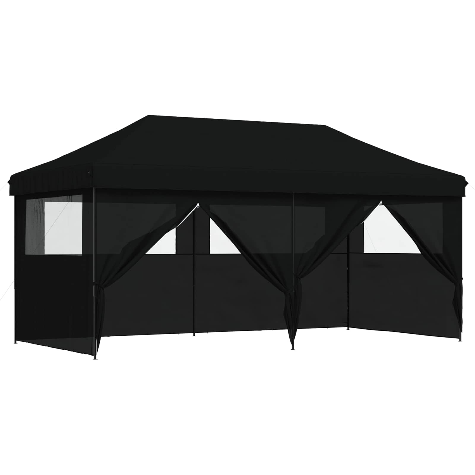 Šator za zabave Crna 292 x 580 x 315 cm Oxford tkanina