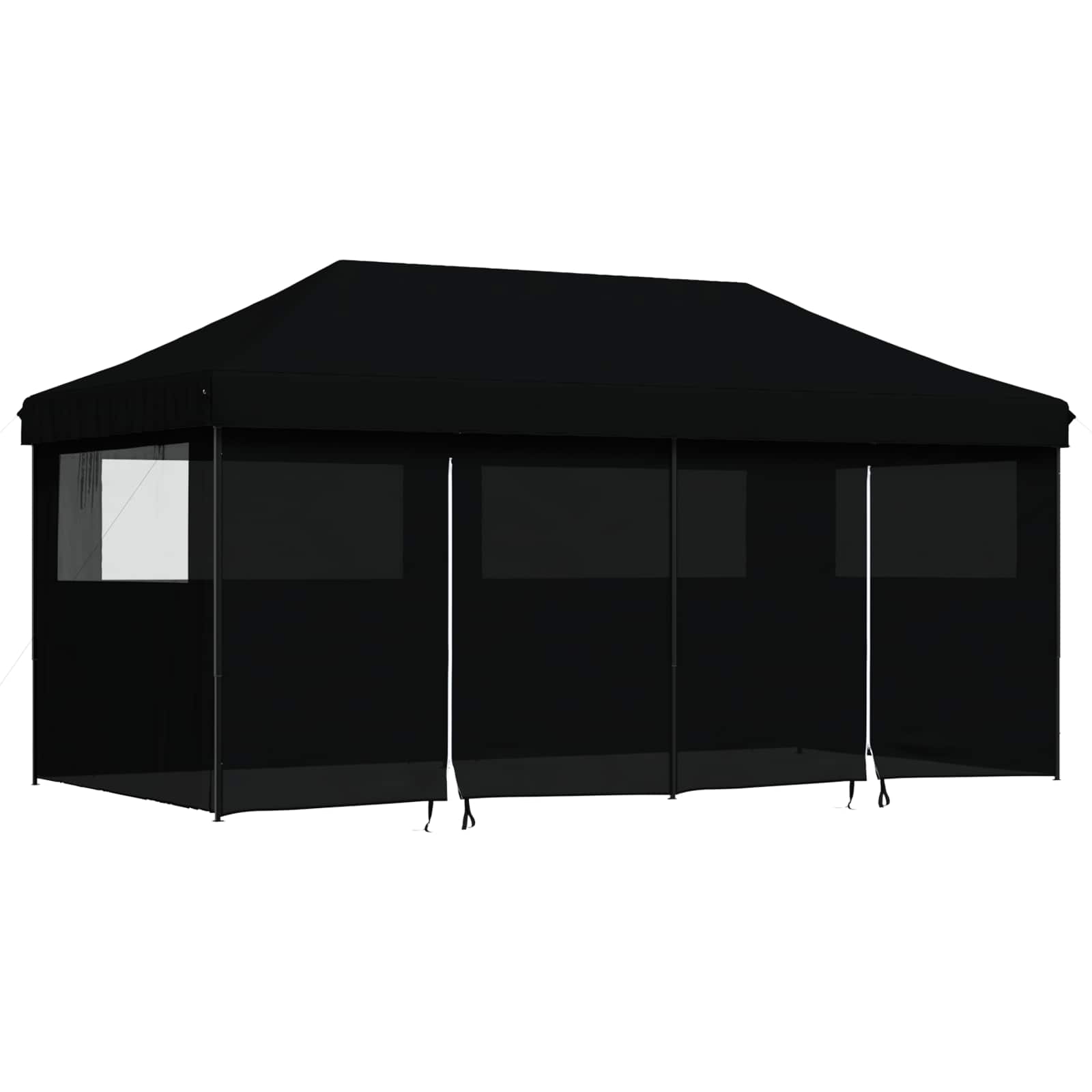 Šator za zabave Crna 292 x 580 x 315 cm Oxford tkanina