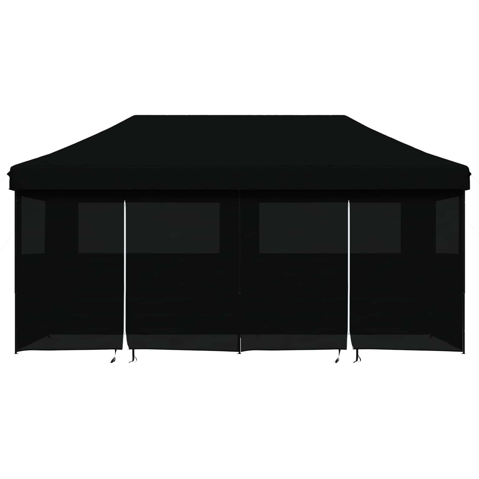 Šator za zabave Crna 292 x 580 x 315 cm Oxford tkanina