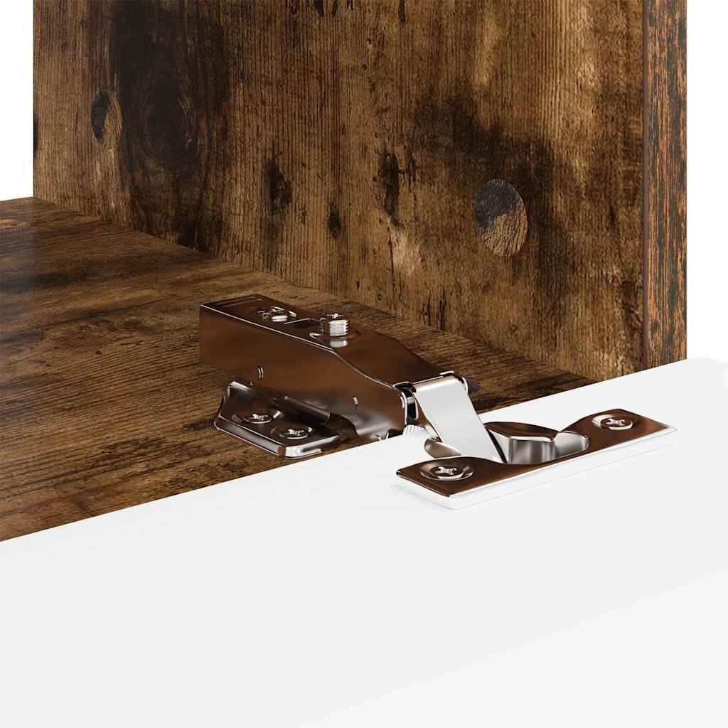 TV zidni ormar Zidne 2 pcs Dimljeni hrast 39 x 31 x 29,5 cm