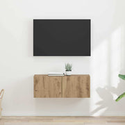 TV zidni ormar 2 pcs Umjetnička hrastovina 39 x 31 x 29,5 cm
