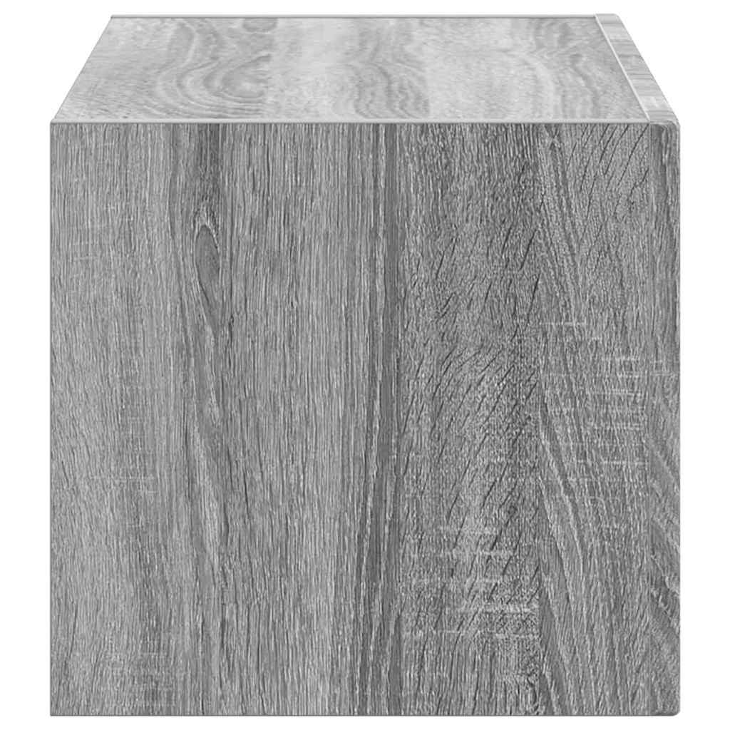 TV zidni ormar Siva Sonoma 60 x 31 x 29,5 cm Konstruirano drvo