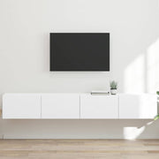 TV zidni ormar 2 pcs Bijelo 98 x 31 x 29,5 cm Konstruirano drvo