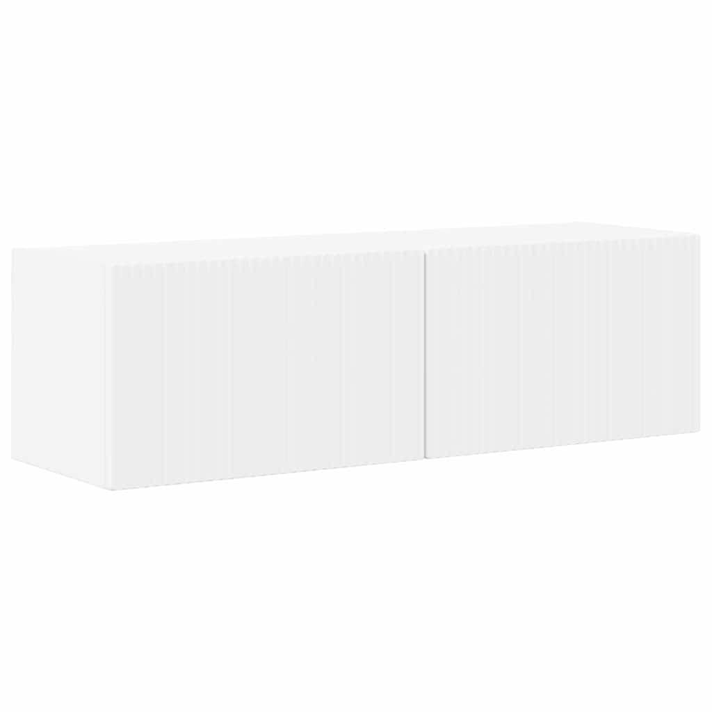 TV zidni ormar 2 pcs Bijelo 98 x 31 x 29,5 cm Konstruirano drvo