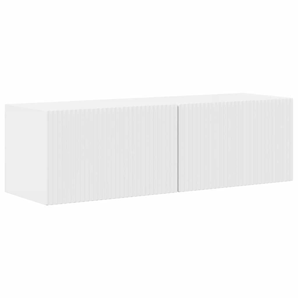 TV zidni ormar Zidne Sjajno bijelo 98 x 31 x 29,5 cm