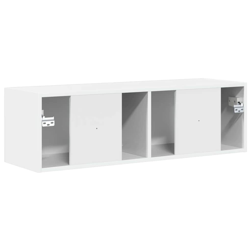 TV zidni ormar Zidne Sjajno bijelo 98 x 31 x 29,5 cm