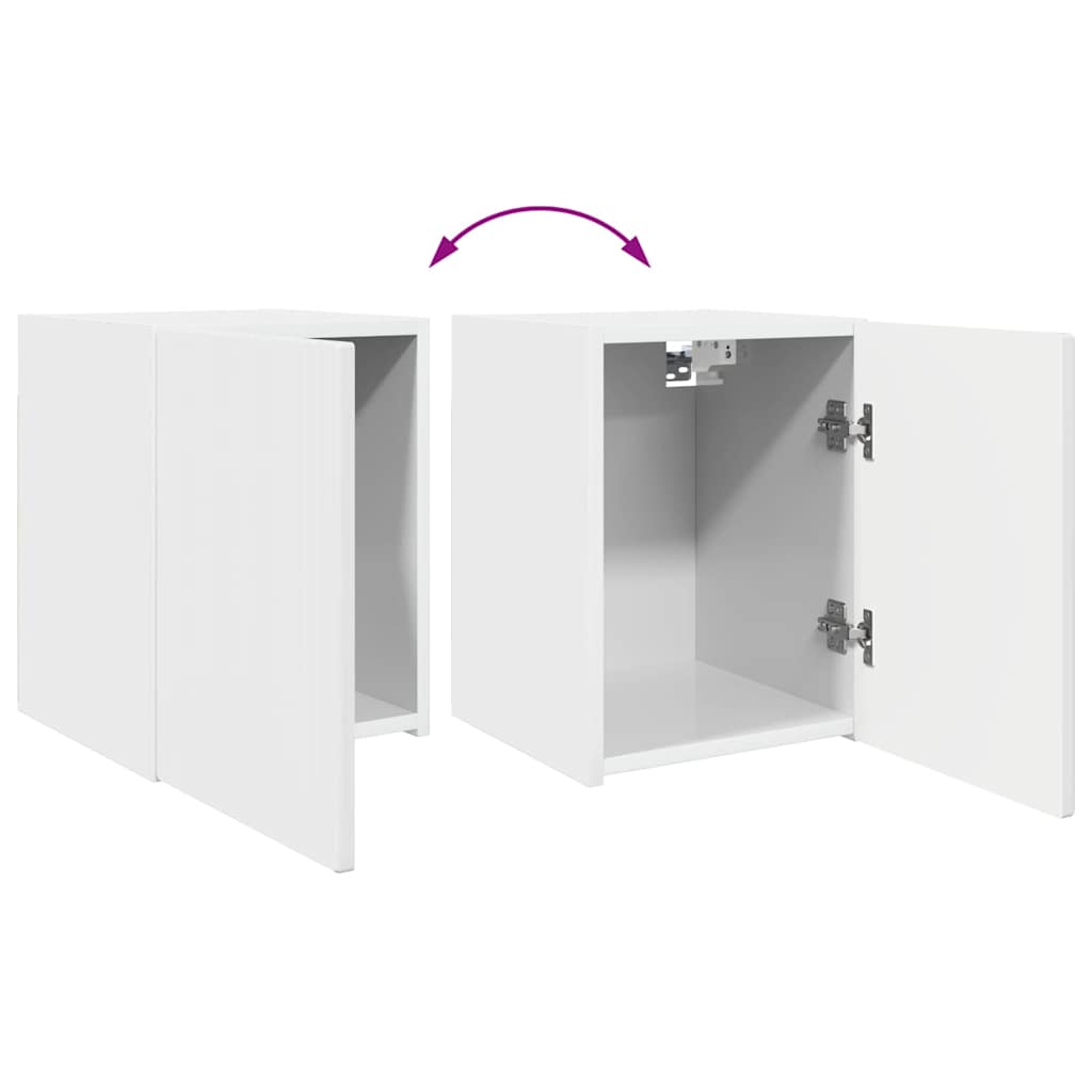 TV zidni ormar Sjajno bijelo 30 x 31 x 40 cm Konstruirano drvo