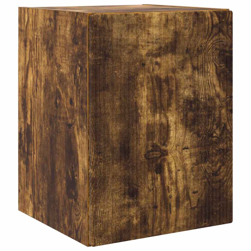 TV zidni ormar Zidne 2 pcs Dimljeni hrast 30 x 31 x 40 cm
