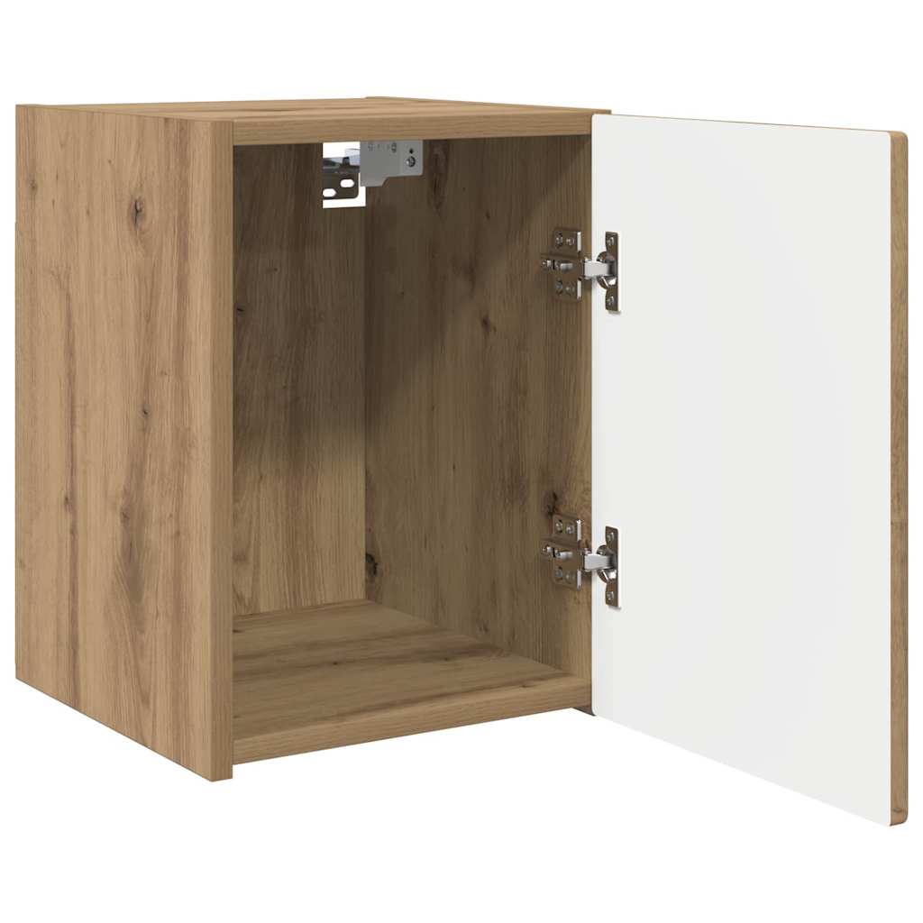 TV zidni ormar 2 pcs Umjetnička hrastovina 30 x 31 x 40 cm